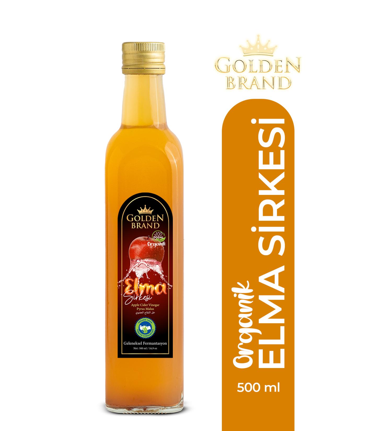 GOLDEN BRAND Goldenbrand Organic Apple Cider Vinegar 500ml - Buy Online on GoSupps.com