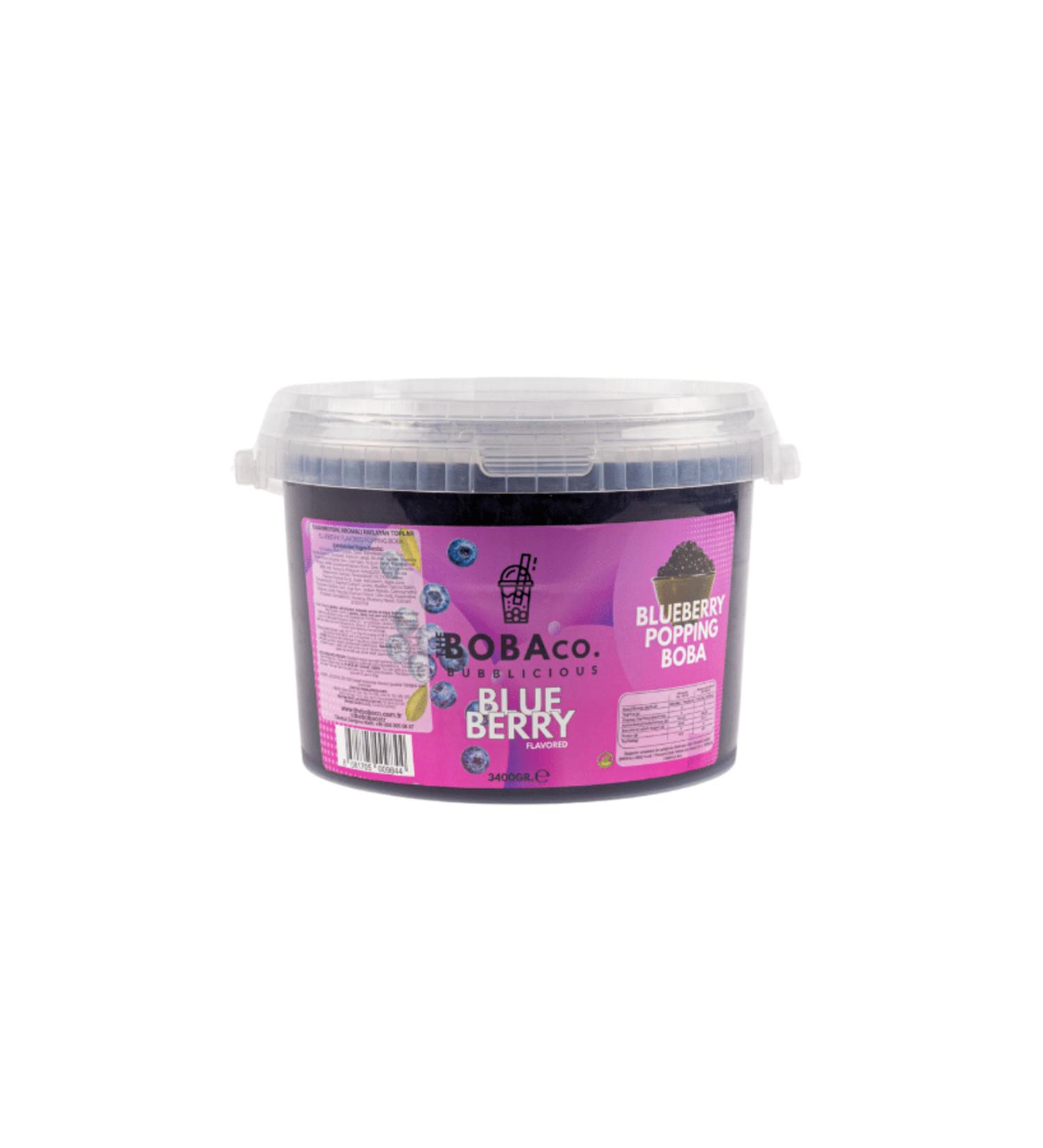 TheBobaCo. Bubblicious Bubble Tea Boba - Blueberry 3 4kg - Buy Online on GoSupps.com