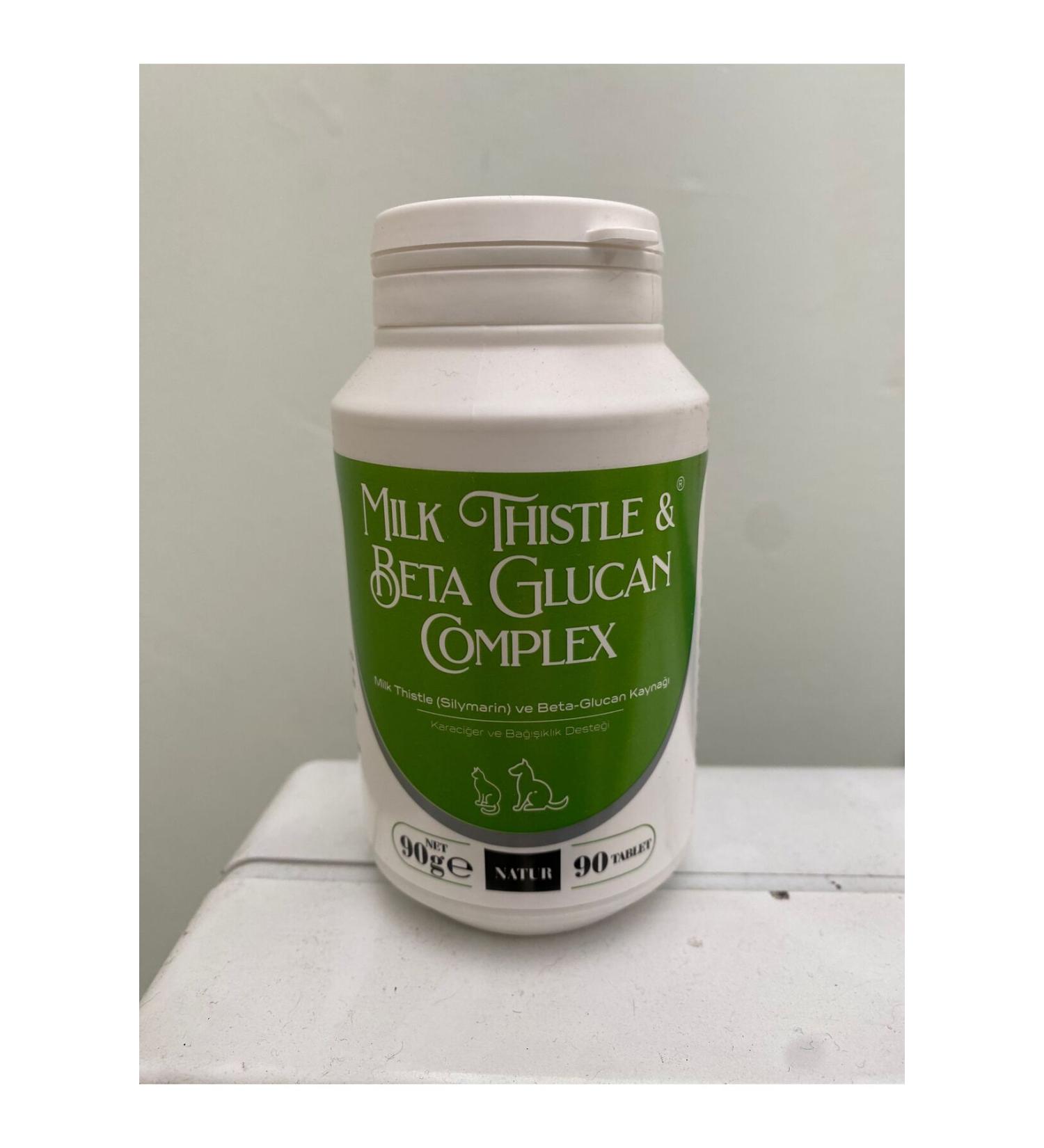 ilyadashop Natur Milk Thistle & Beta-Glucan Complex 90 Tablets 05.25