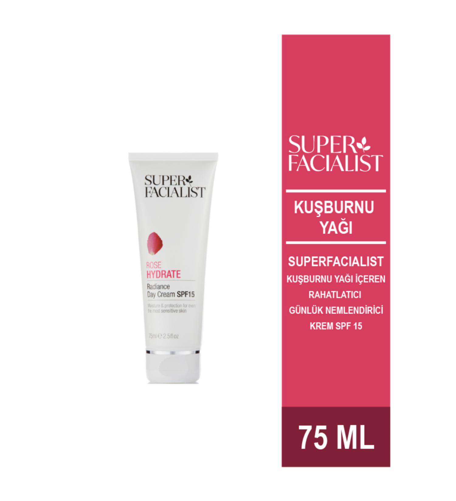 Super Facialist Soothing Daily Moisturizing Cream with Rosehip Oil SPF 15
