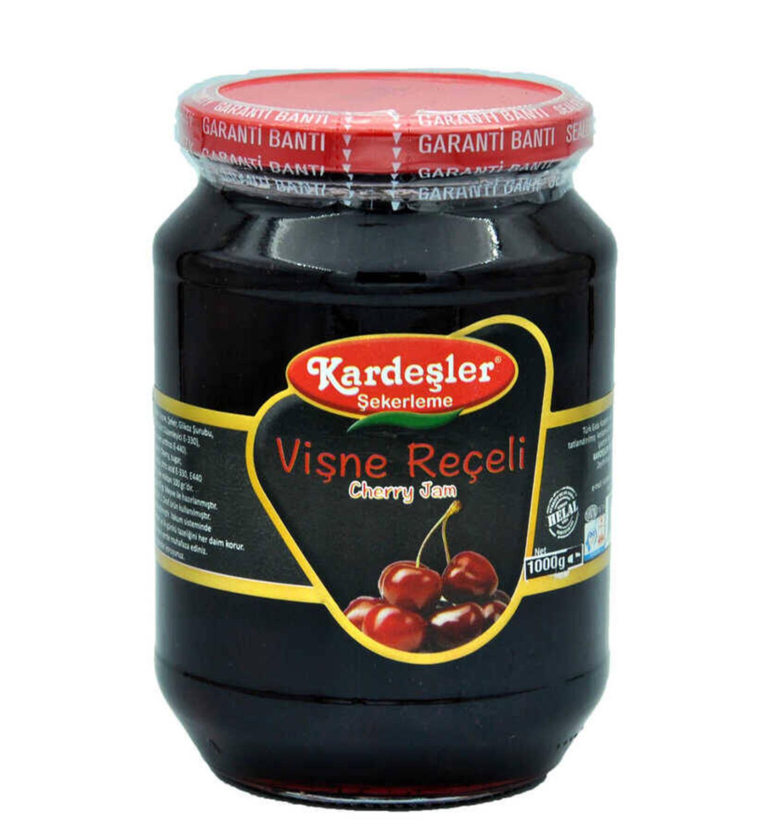 Brothers Confectionery Brothers Cherry Jam Glass Jar 1000 G