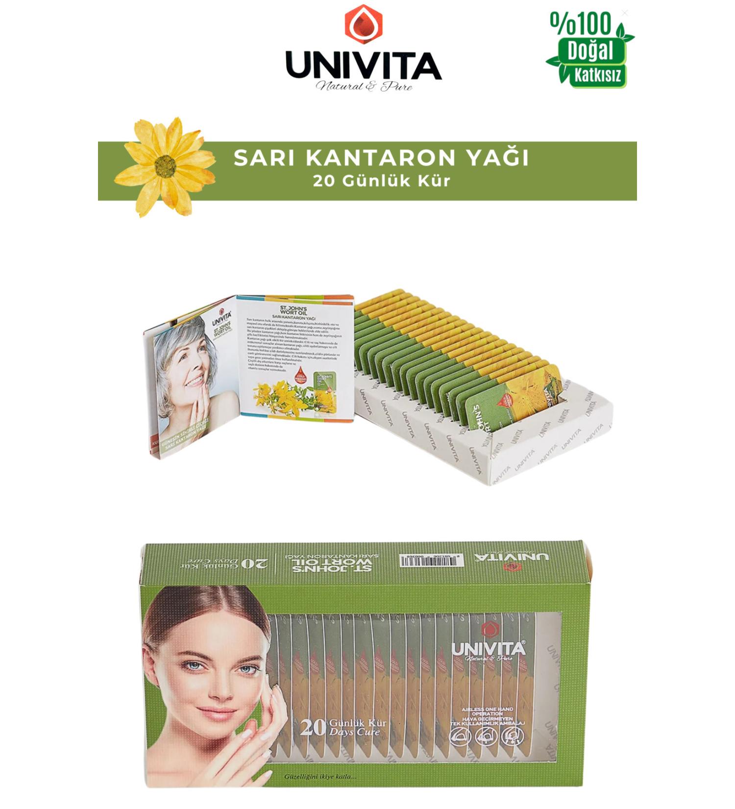 Univita 0 Natural Additive-Free St. John's Wort Oil - 20 Day Care Cure