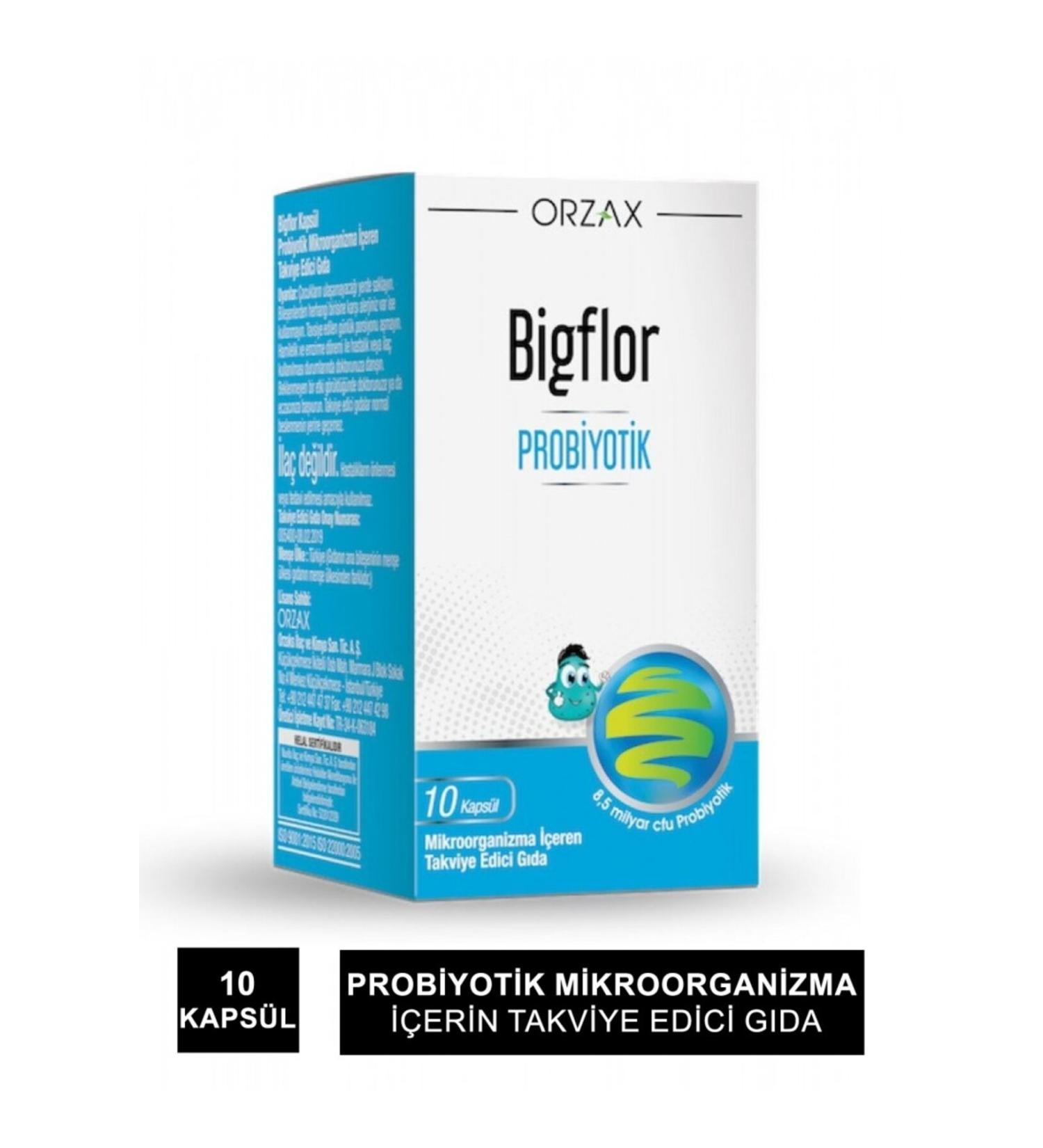 Orzax Ocean Bigflor Probiotic 10 Capsules
