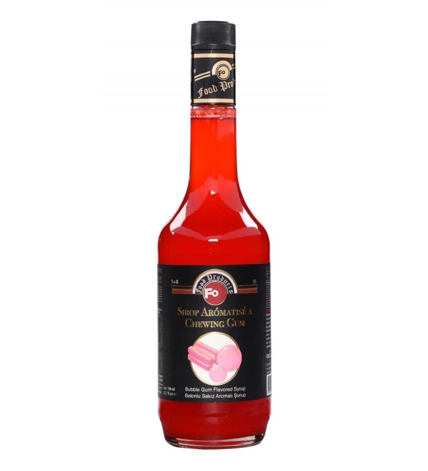 FO Bubble Gum Flavored Fruit Syrup 700 Ml.