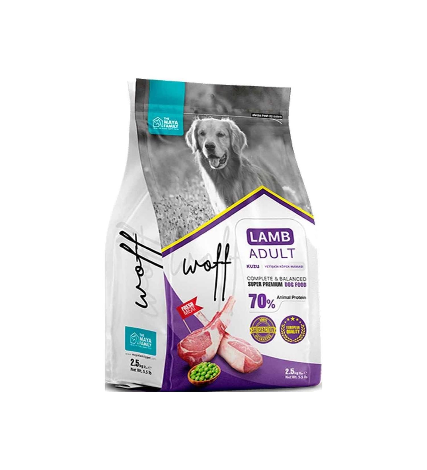 WOOF Woff Lamb Adult Dog Food 2.5 Kg
