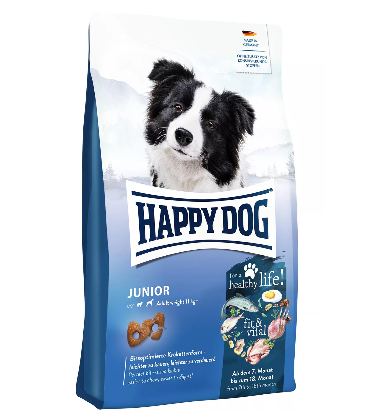 Happy Dog Fit & Vital Junior Puppy Food 10 Kg - Buy Online on GoSupps.com