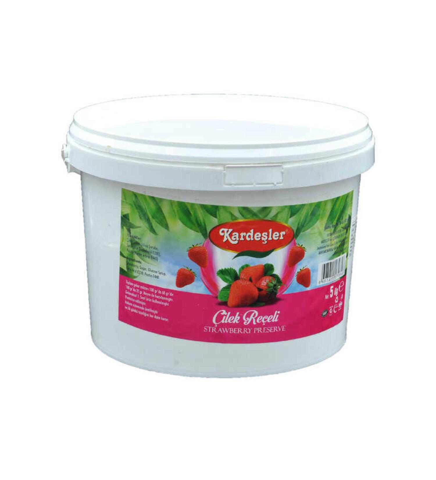 Brothers Confectionery Brothers Strawberry Jam Bucket 5 Kg