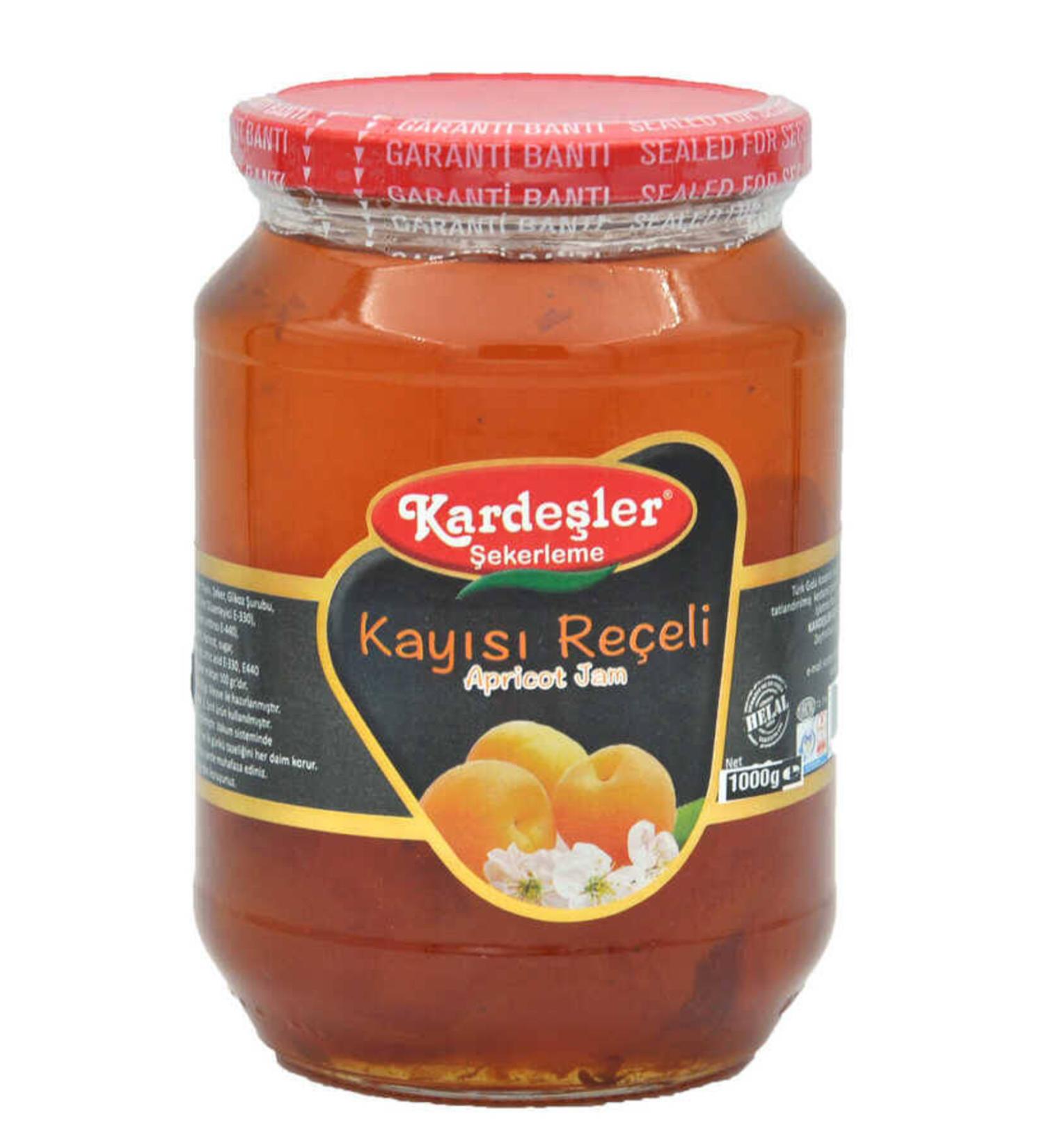 Brothers Confectionery Brothers Apricot Jam Glass Jar 1000 G