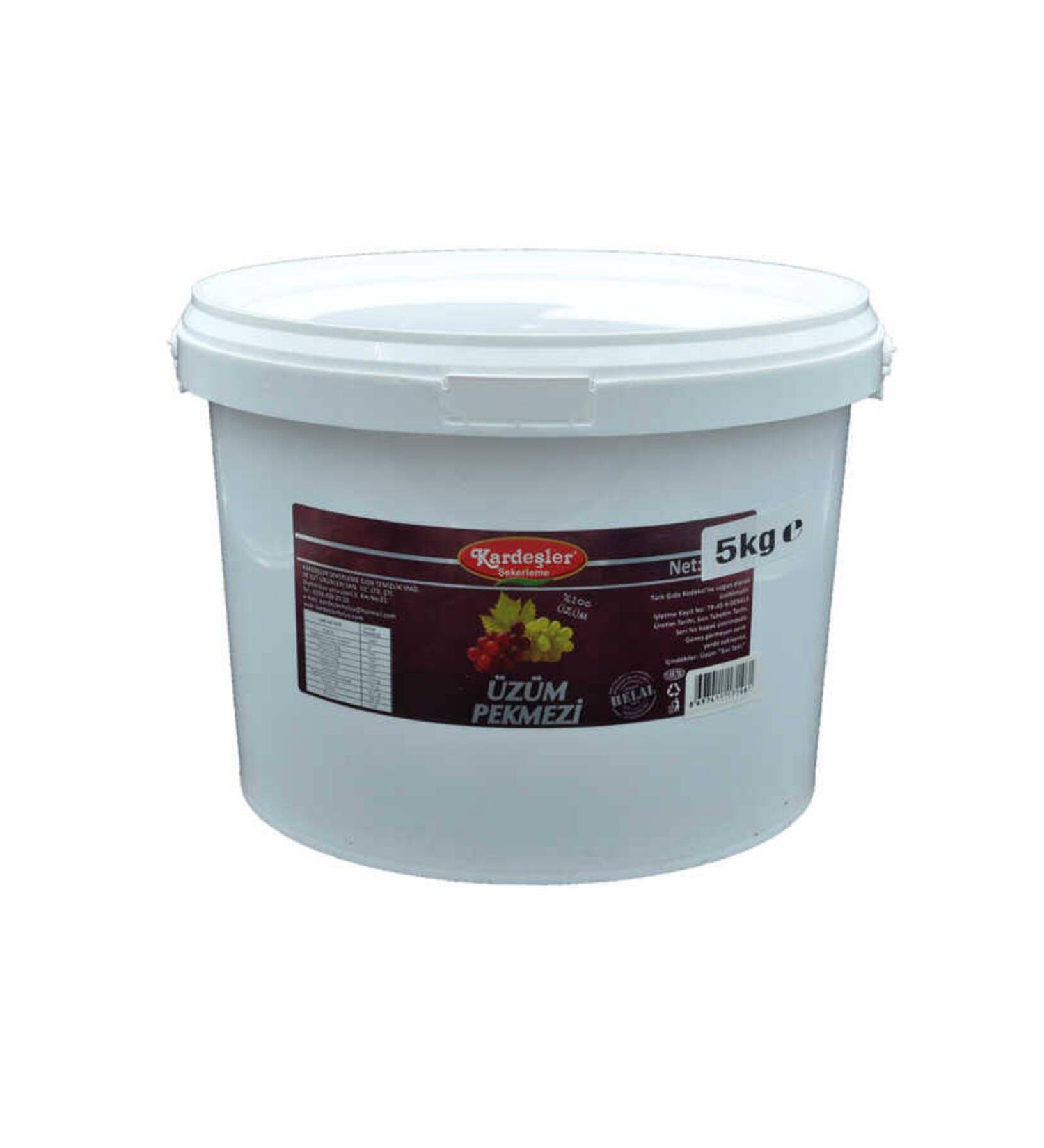 Brothers Confectionery Brothers Grape Molasses (0 Grapes) Bucket 5 Kg