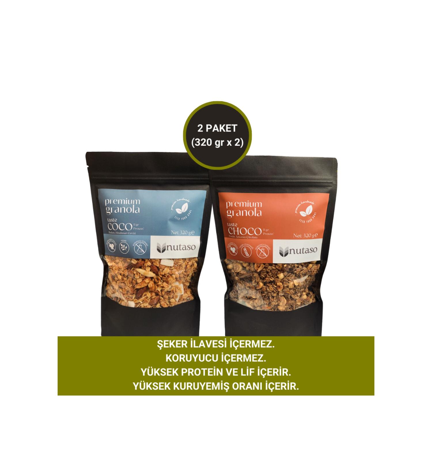 nutaso nutrition taste solutions Coco Granola (320 g) Choco Granola (320 g)