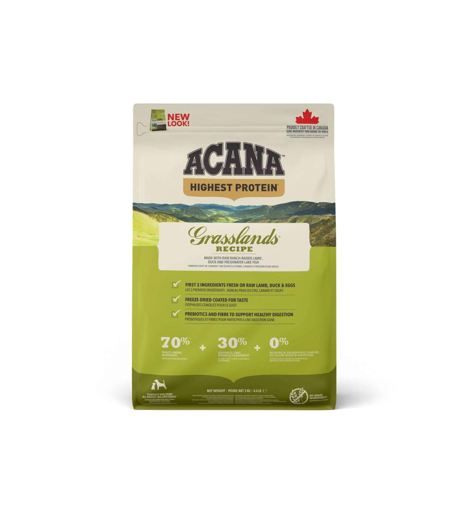 Acana Regionals - Grasslands Dog Food 2 kg Lamb