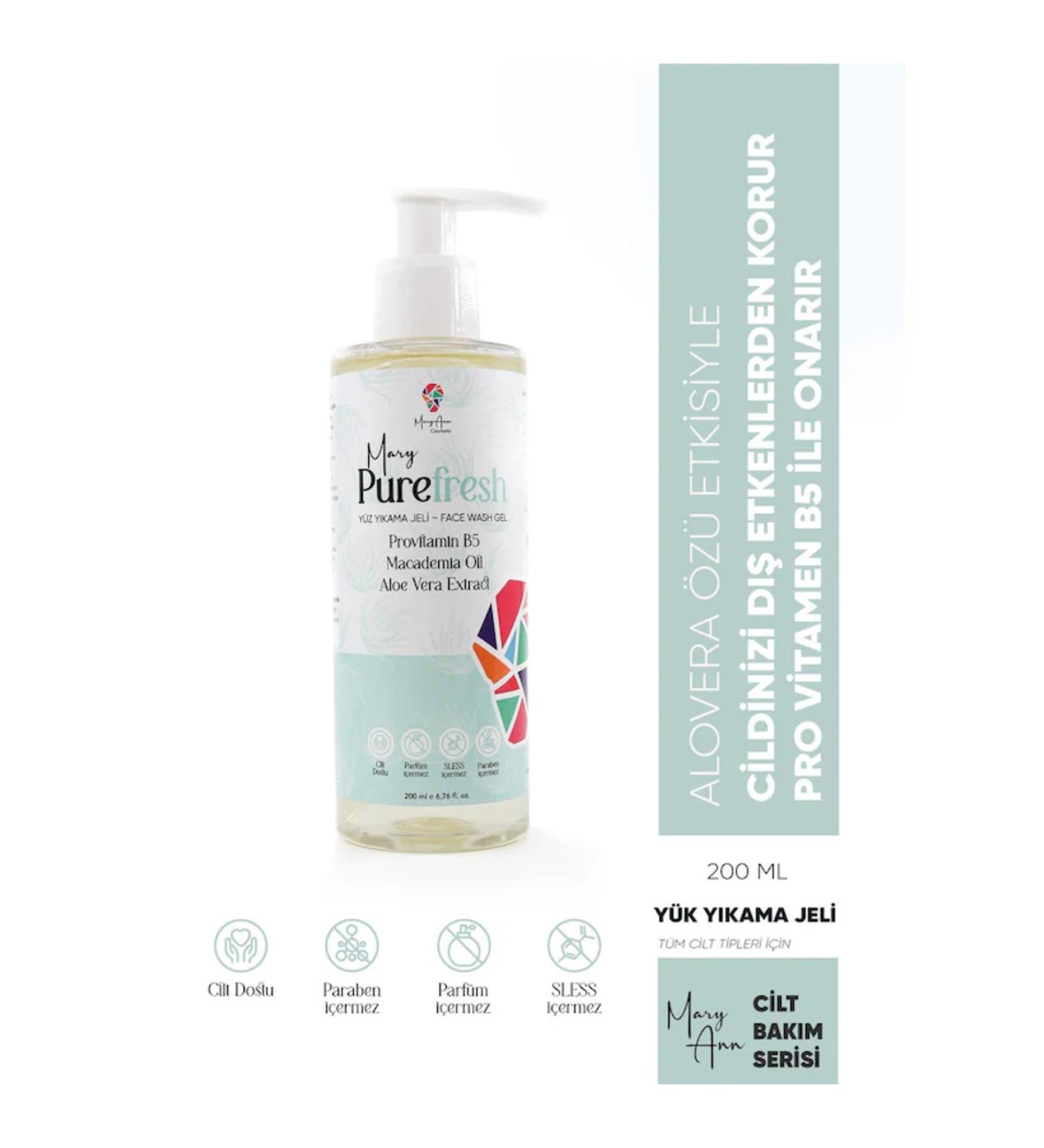 MaryAnn Cosmetic Face Cleansing Gel / Purefresh Face Wash Gel - Buy Online on GoSupps.com