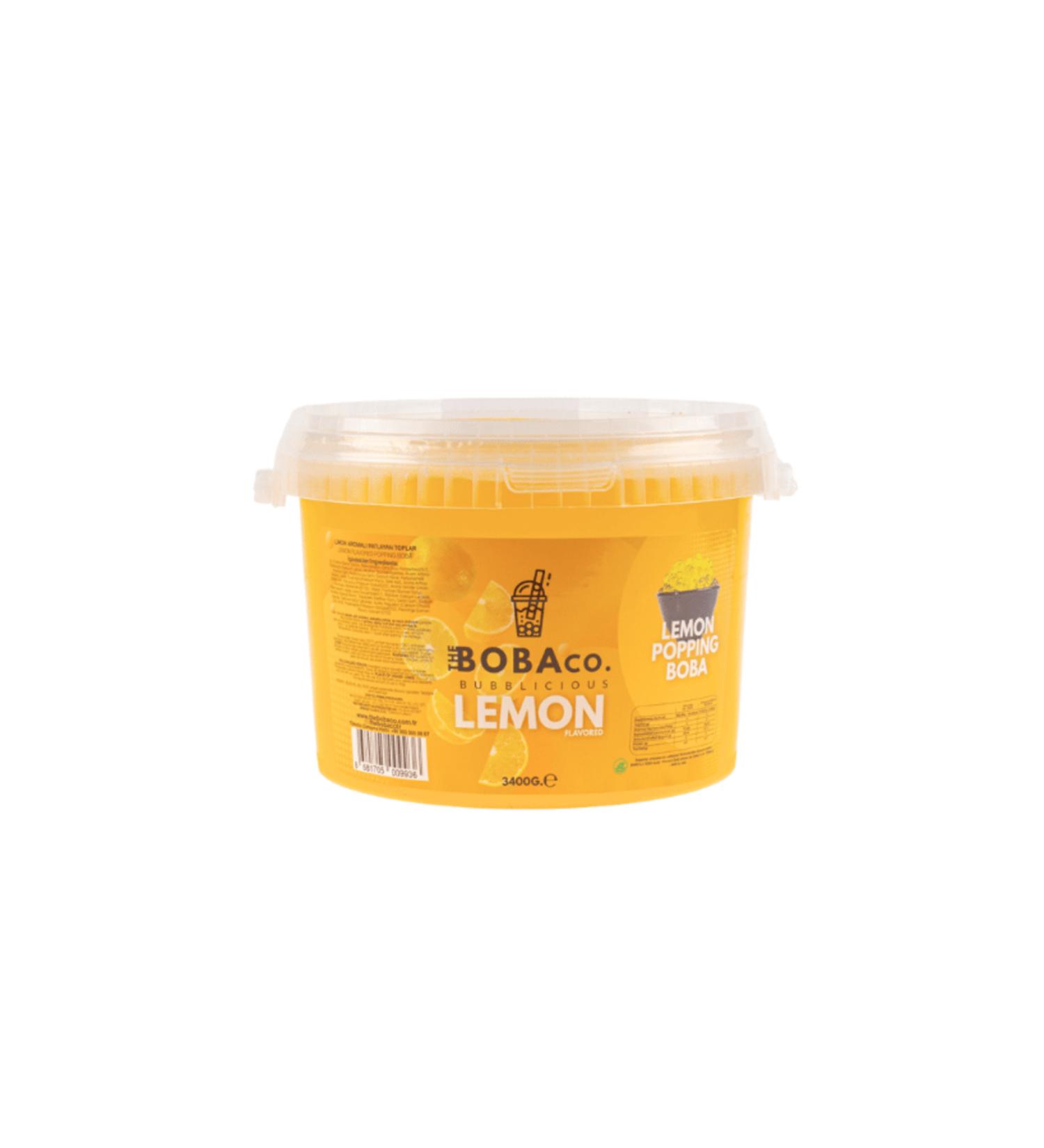 TheBobaCo. Bubblicious Bubble Tea Boba - Lemon / Lemon 3 4kg