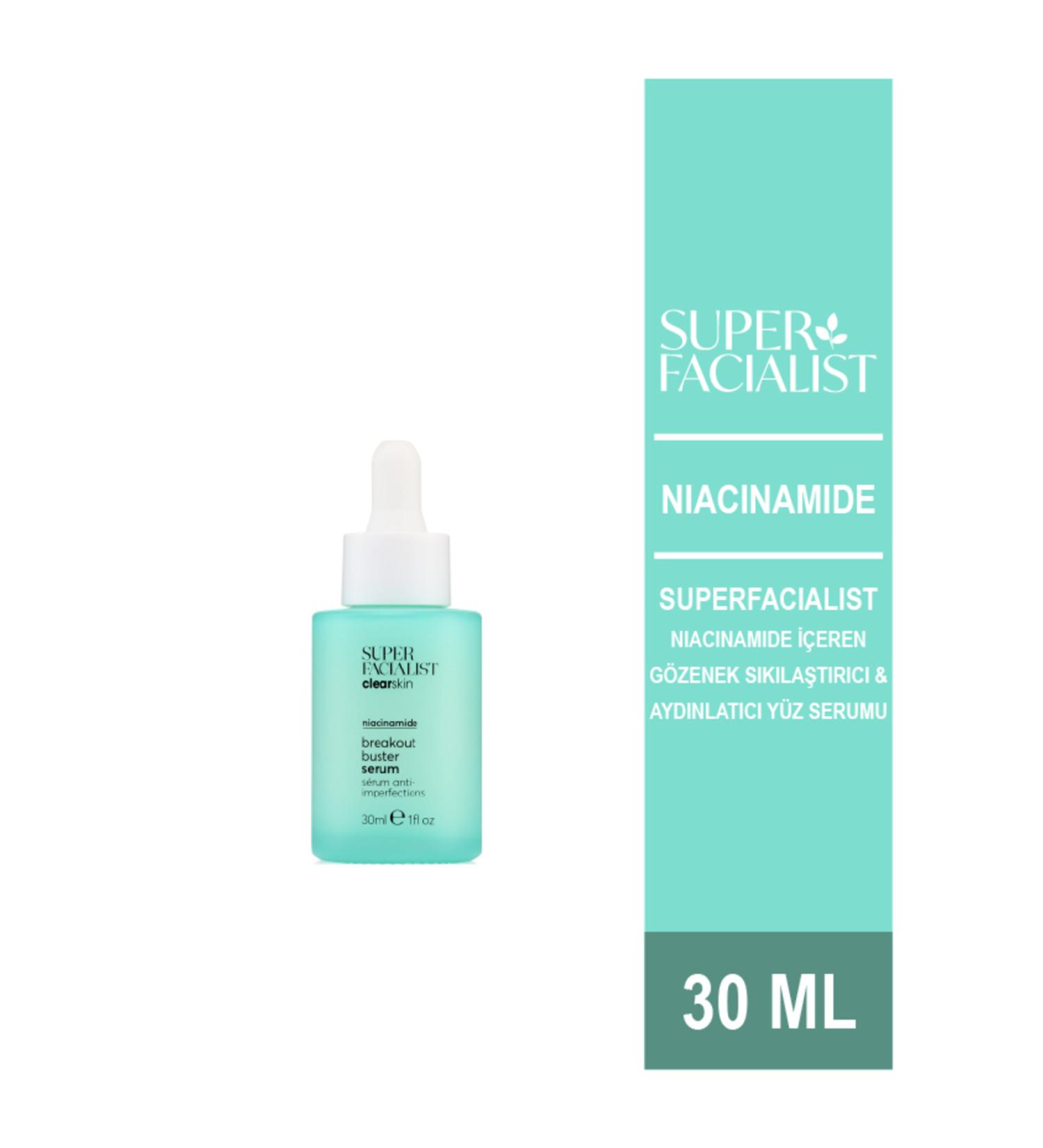 Super Facialist Niacinamide Pore Tightening Brightening Face Serum 30ml