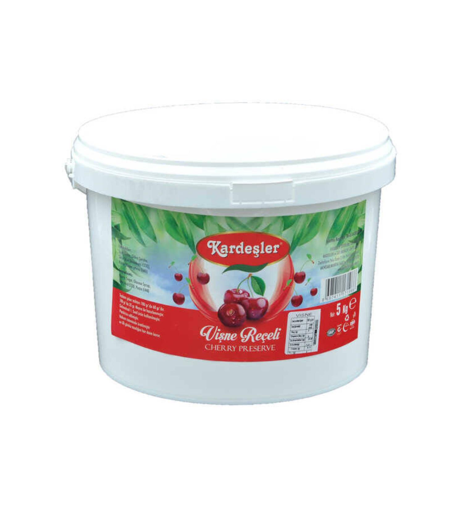 Brothers Confectionery Brothers Cherry Jam Bucket 5 Kg