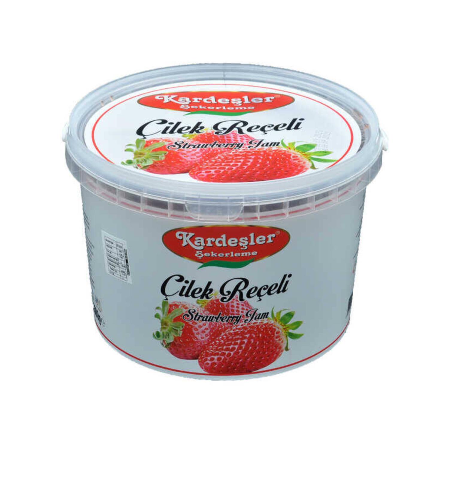 Brothers Confectionery Brothers Strawberry Jam Bucket 3500 G