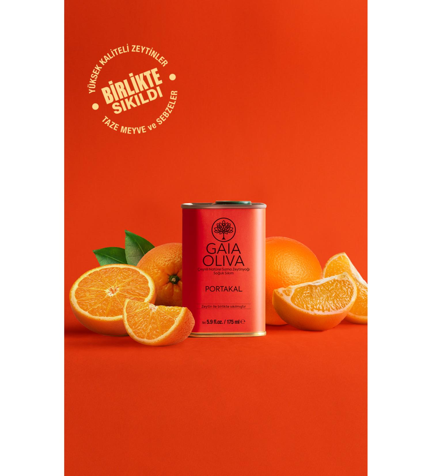 Gaia Oliva Orange Flavor 175 ml Extra Virgin Olive Oil (NEW HARVEST)