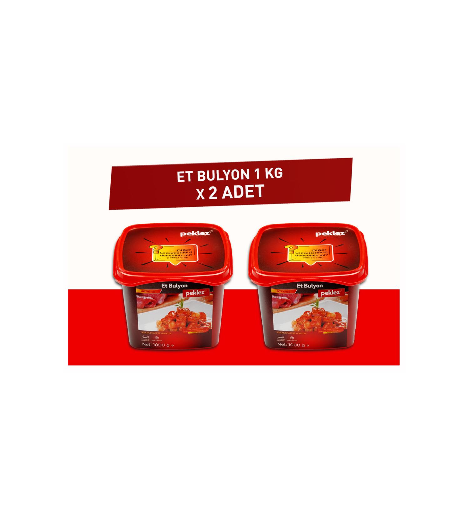 PEKLEZ Meat Bouillon Intensive 1 Kg X 2 PIECES
