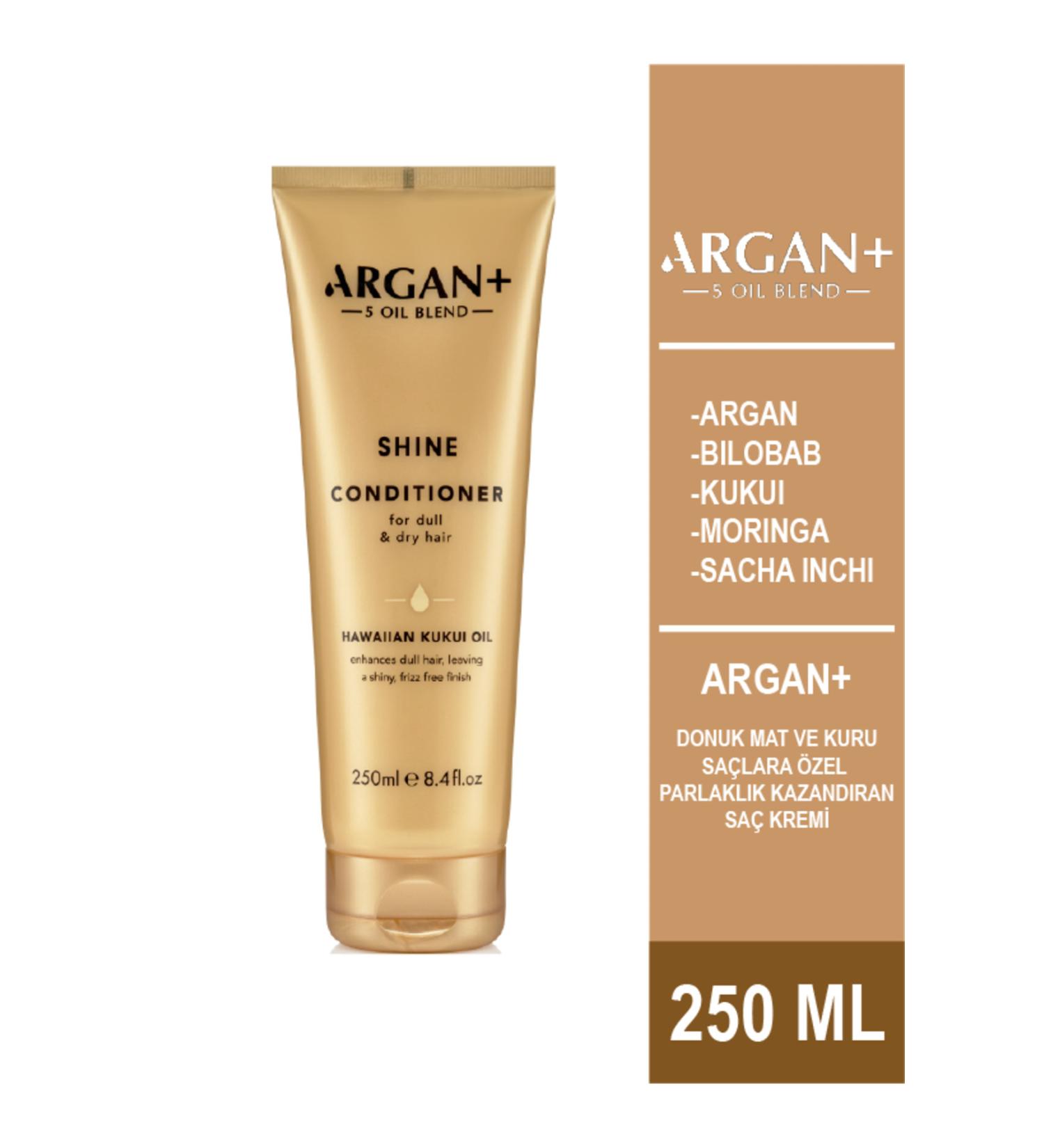 ARGAN PLUS ARGAN + Special Shine Conditioner for Dull Matte and Dry Hair 250ml