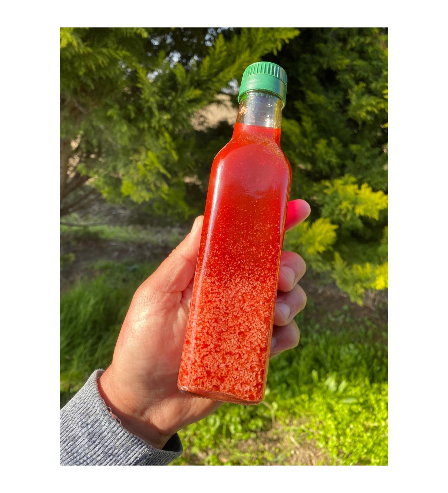 eskimo oil 250 ml glass bottle Natural Handmade from Ayval k