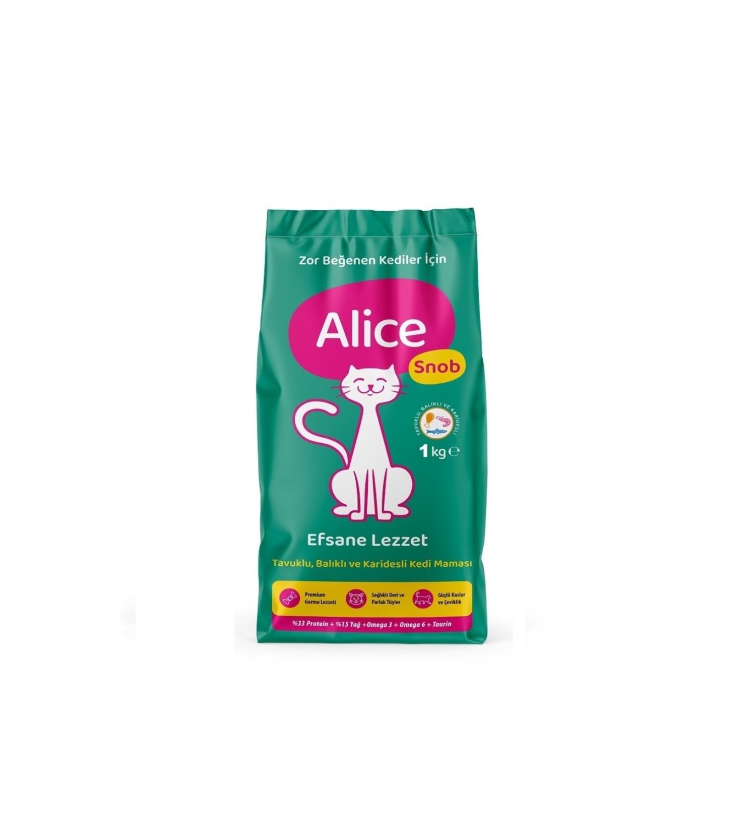 Alice Snob Cat Food For The Difficult To Please 1 Kg - Buy Online on GoSupps.com