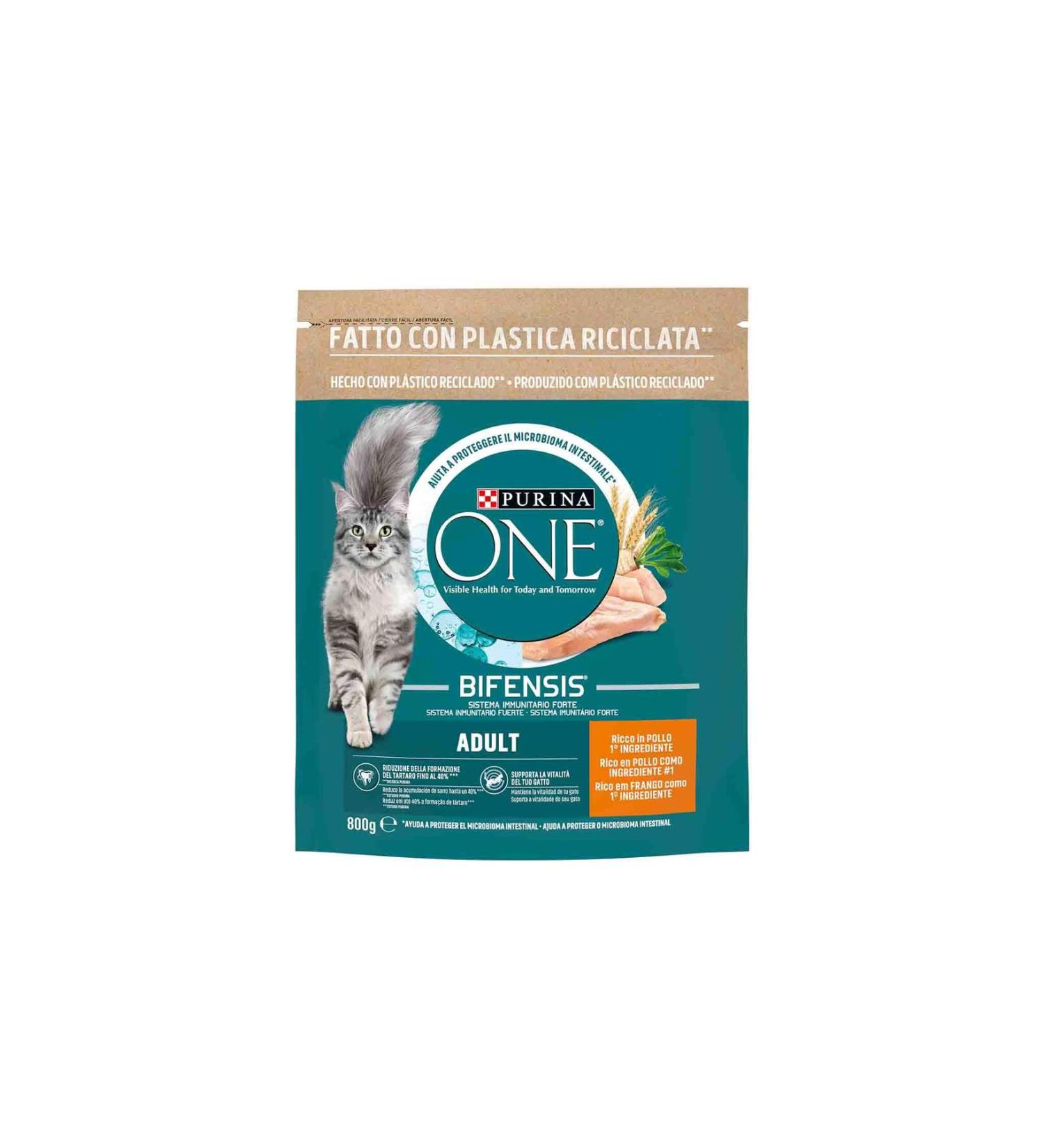Purina One Adult Cat Food with Chicken 800gr - Buy Online on GoSupps.com