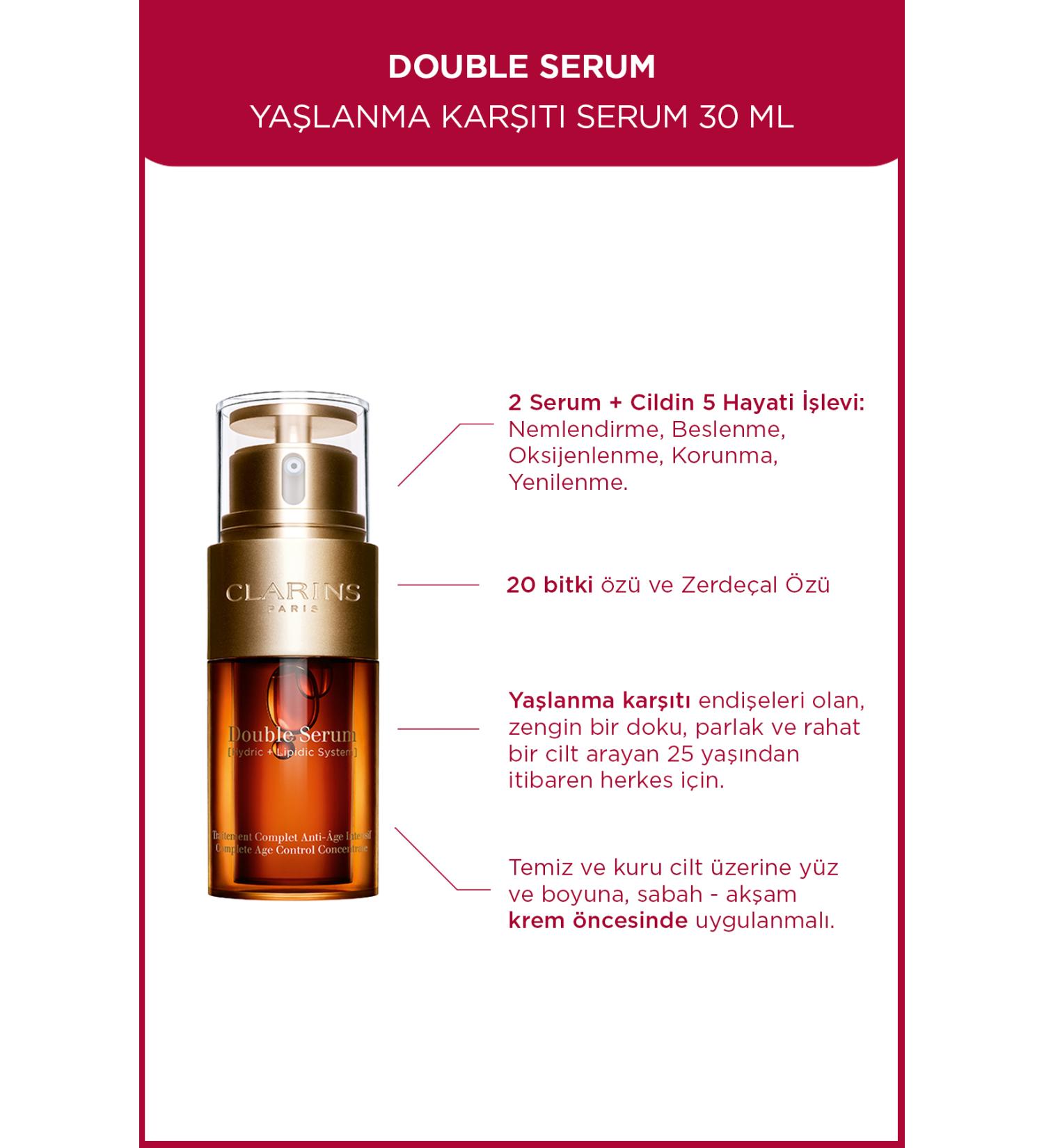 Clarins STD All Skin Care Serum - Double Serum 30 ml 3380810149661 Classic - Buy Online on GoSupps.com