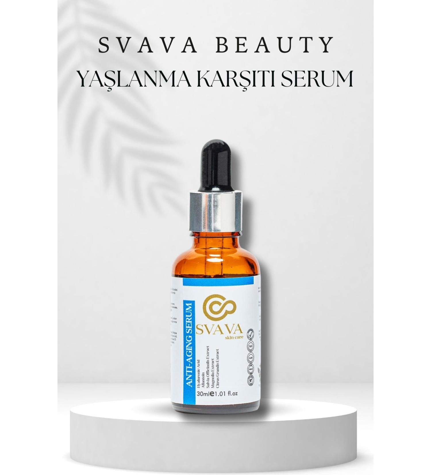 Svava Anti Aging Anti-Aging and Anti-Wrinkle Moisturizing Serum 30ml