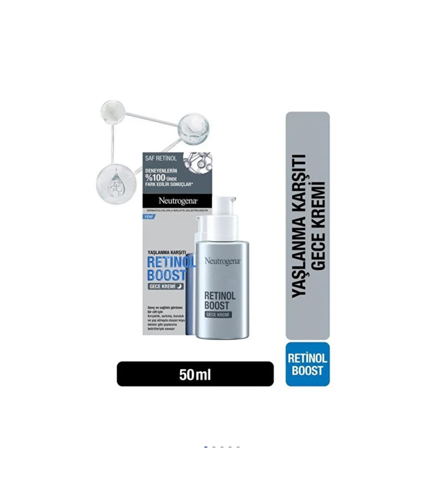 Neutrogena Retinol Boost Anti-Wrinkle and Dark Spot Night Cream 50 Ml-MFREYON00880