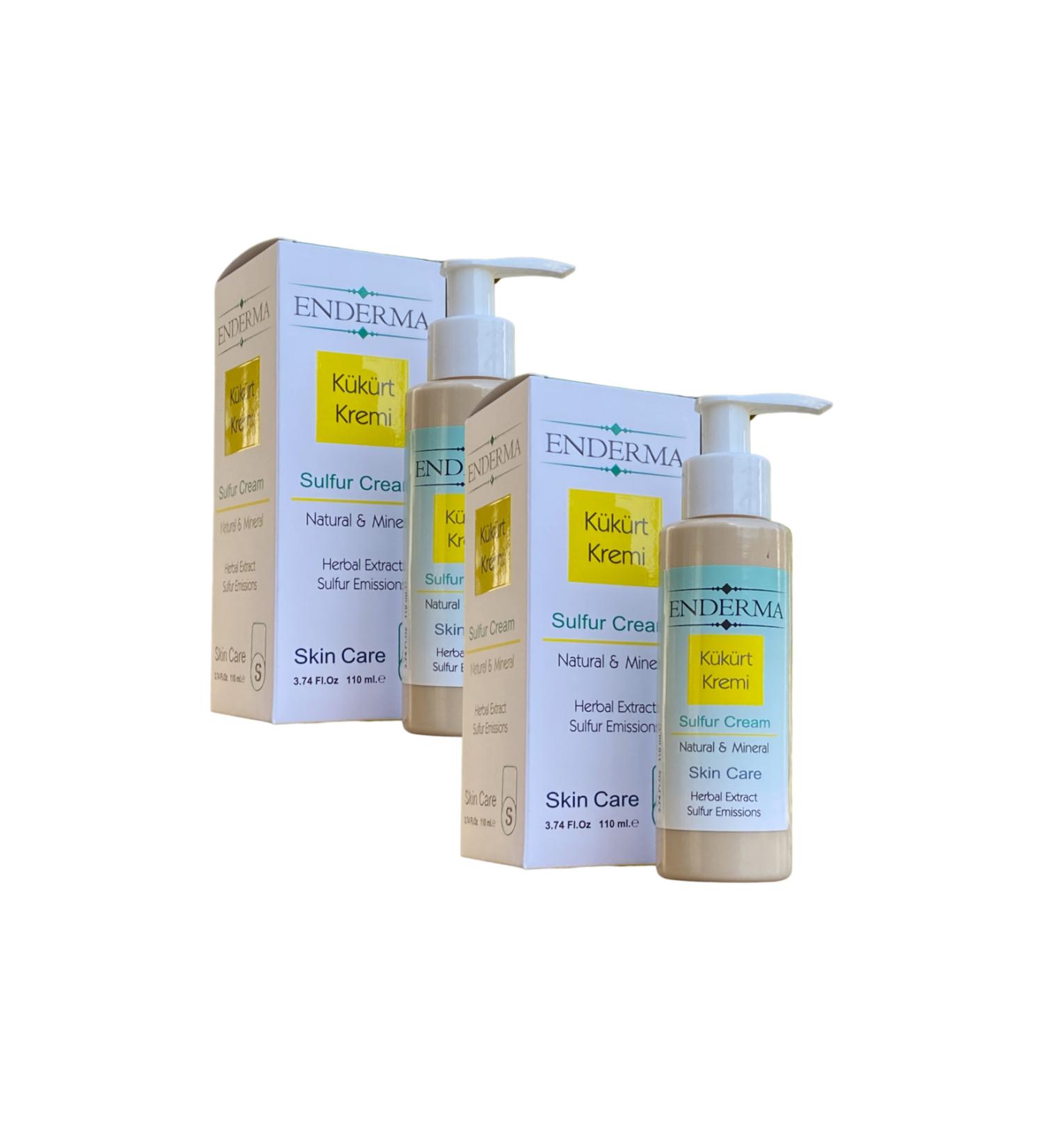 enderma Sulfur Cream 110 ml (2 PCS)
