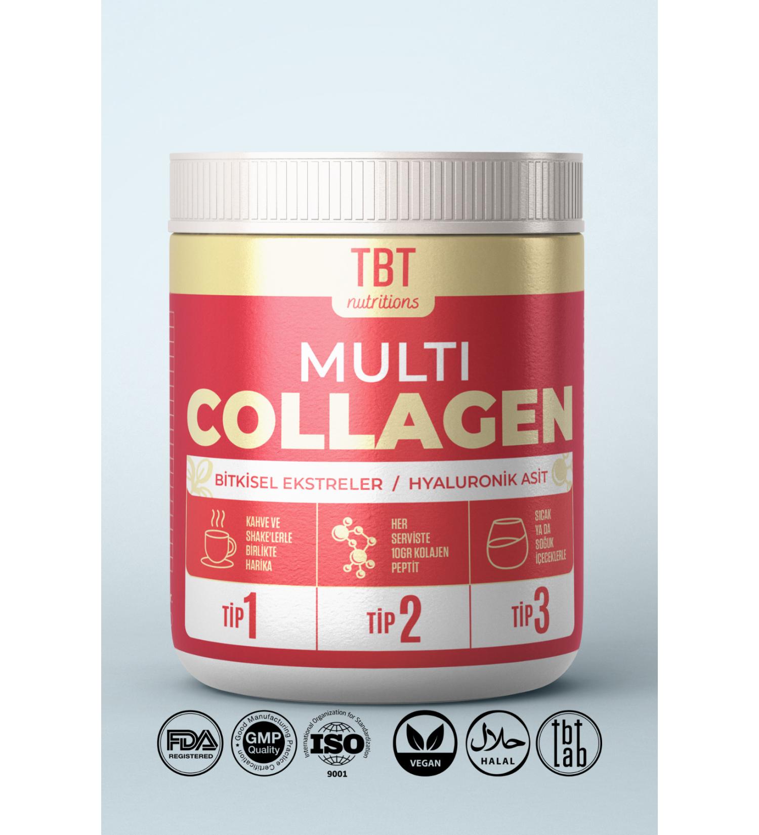 TBT Collagen Peptide + Hyaluronic Acid + Herbal Extracts + Vitamin Complex | 300 Gr | - Buy Online on GoSupps.com
