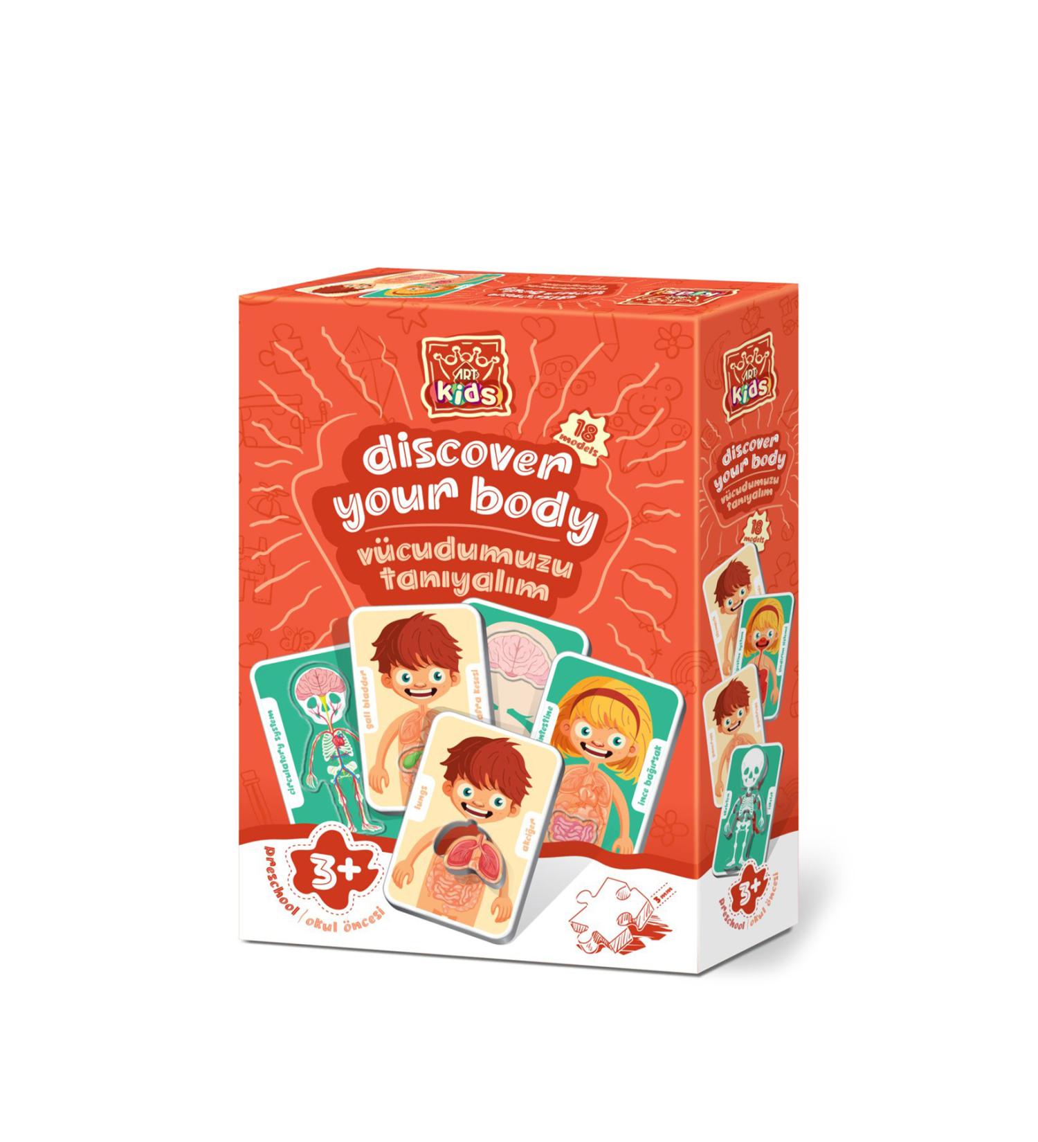 Art Puzzle Art Kids Let's Get to Know Our Body 54 Piece Puzzle