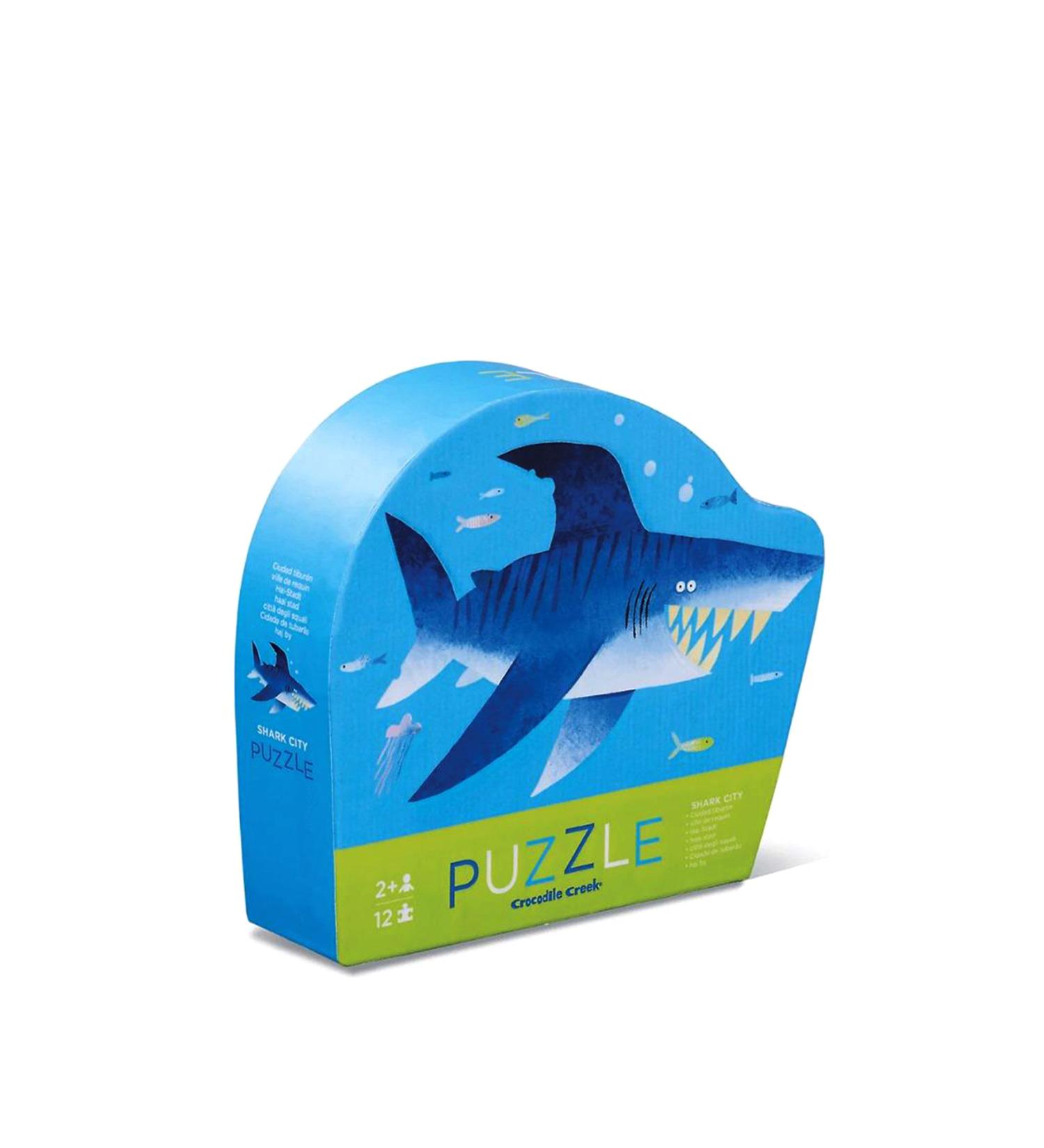 Crocodile Creek Shark City 12 Piece Mini Puzzle