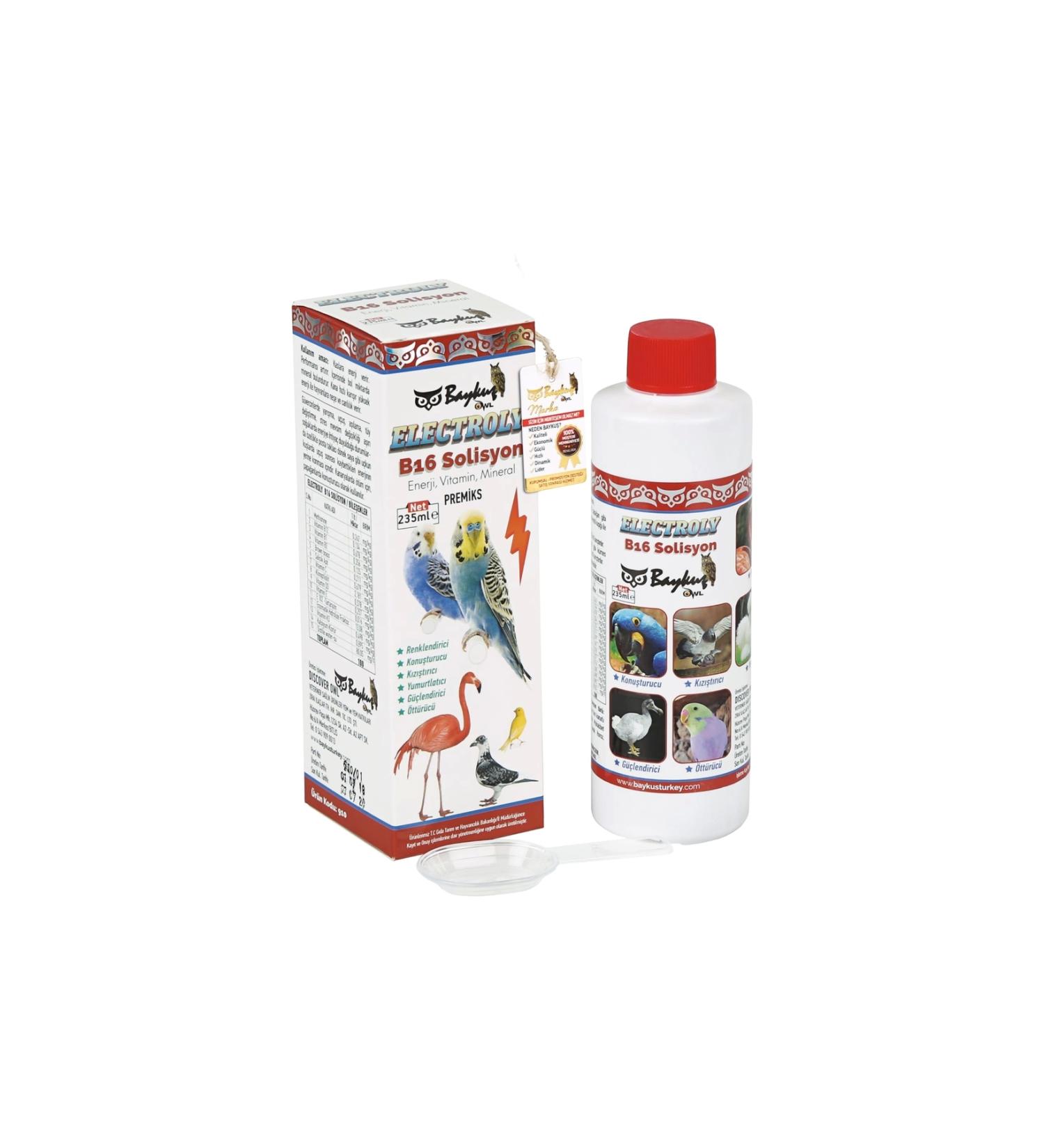 pawin Electroly B16 for Birds 235 ml