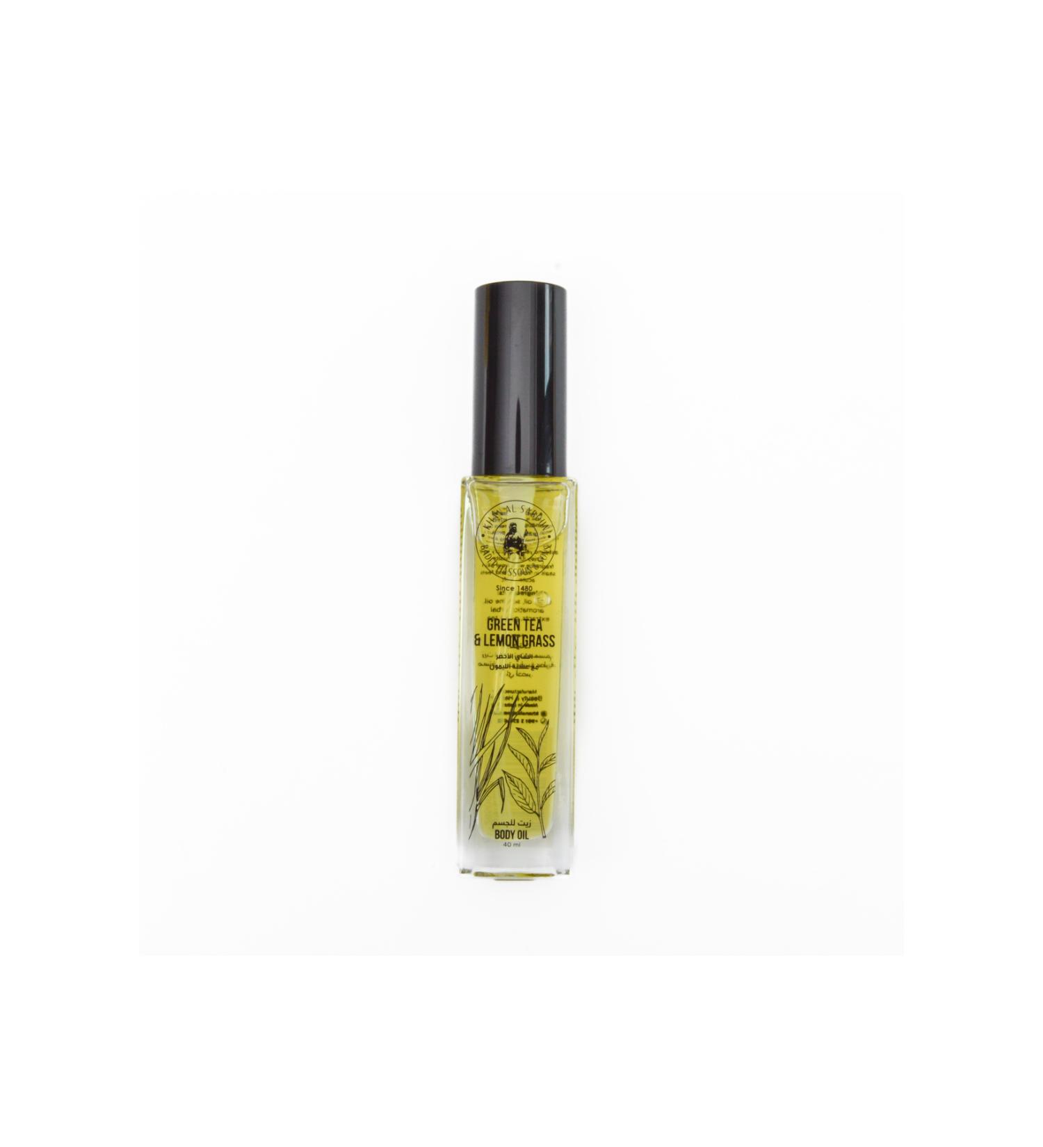 Khan Al Saboun Green Tea & Lemongrass Body Oil 80ml