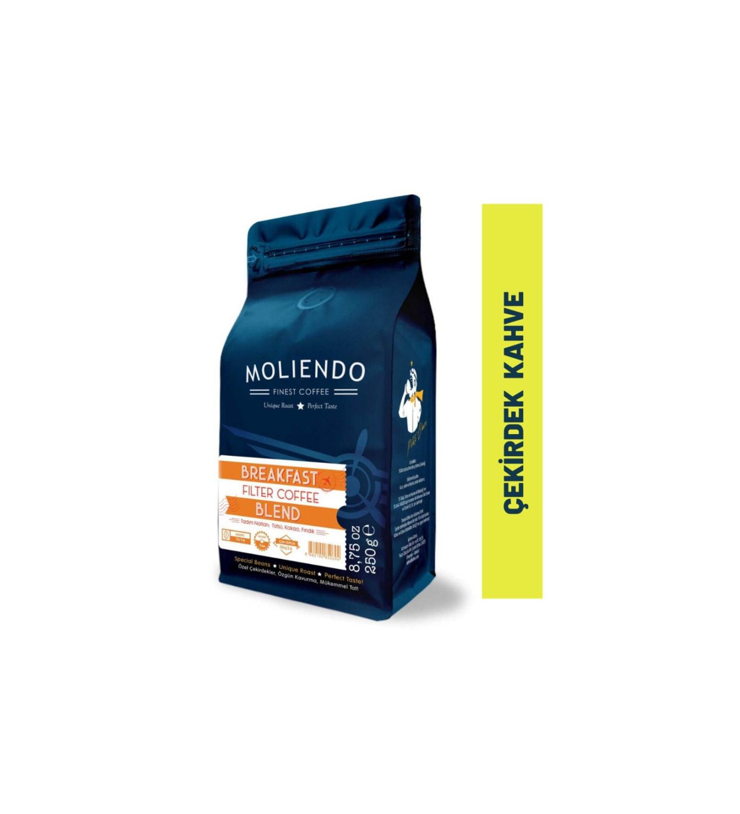 Moliendo Breakfast Blend Filter Coffee (COFFEE BEANS) 250 G - Buy Online on GoSupps.com