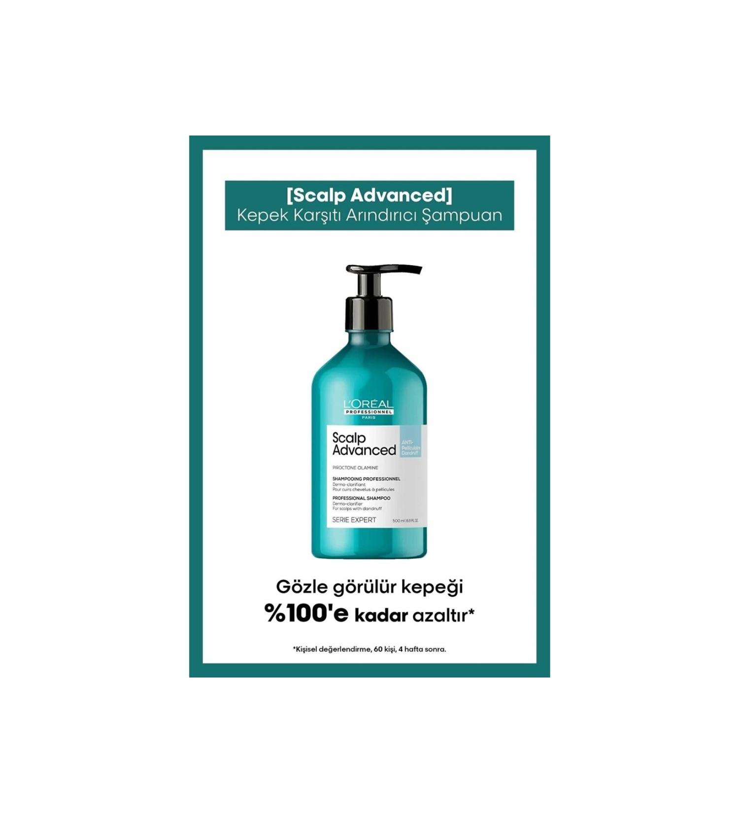 L'oreal Professionnel Serie Expert Scalp Advanced Vegan Anti-Dandruff Shampoo for All Hair Types 500ml/16.09fl.oz - Buy Online on GoSupps.com