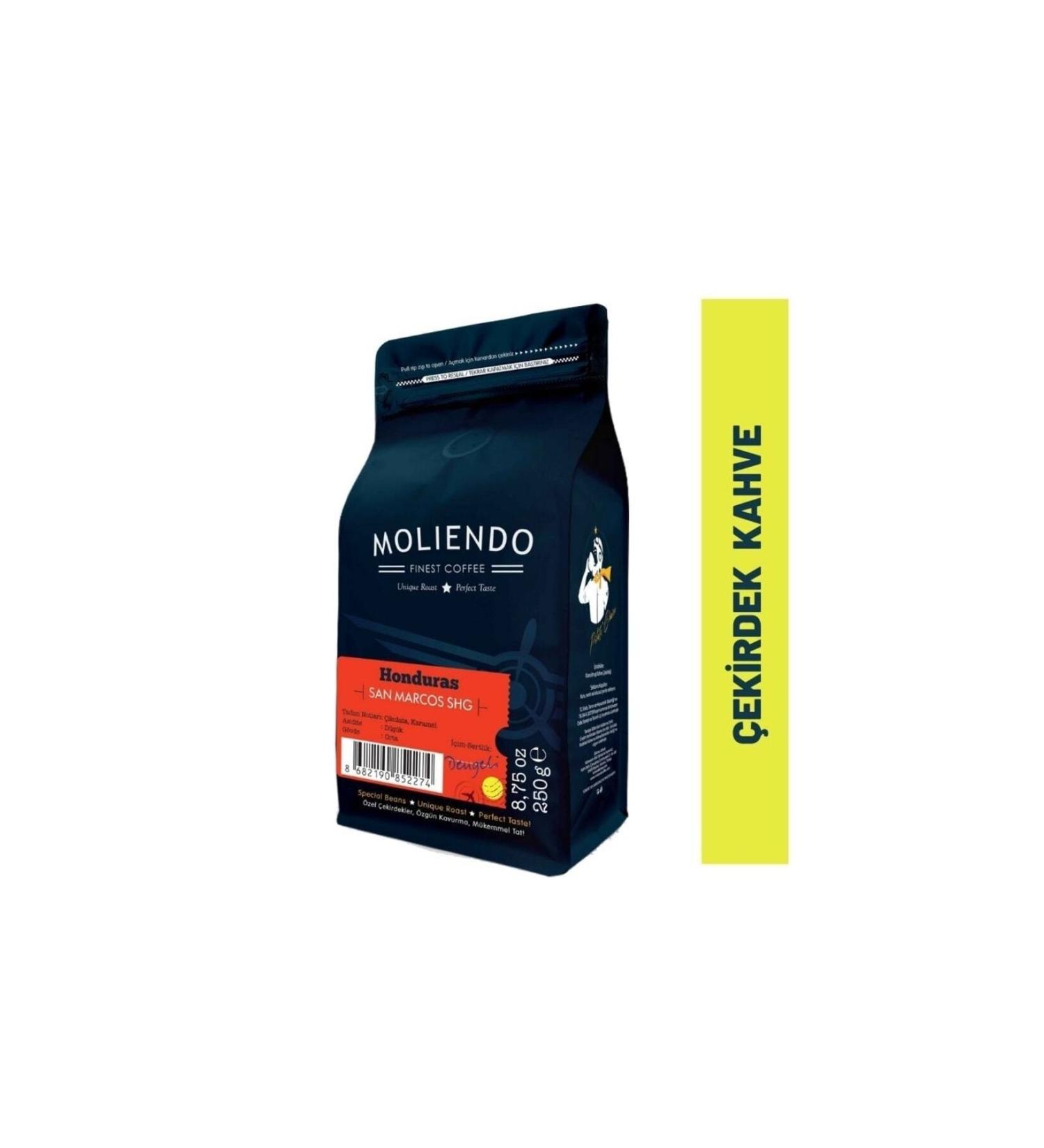 Moliendo Honduras San Marcos Shg Local Coffee (COFFEE BEANS) 250 G - Buy Online on GoSupps.com