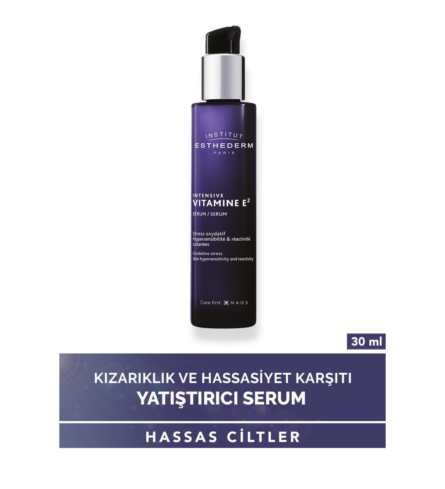 INSTITUT ESTHEDERM INTENS VE VITAMIN E2 SERUM ANT -REDNESS PROTECTIVE SERUM FOR SENSITIVE SK N 30ML KEYON1585