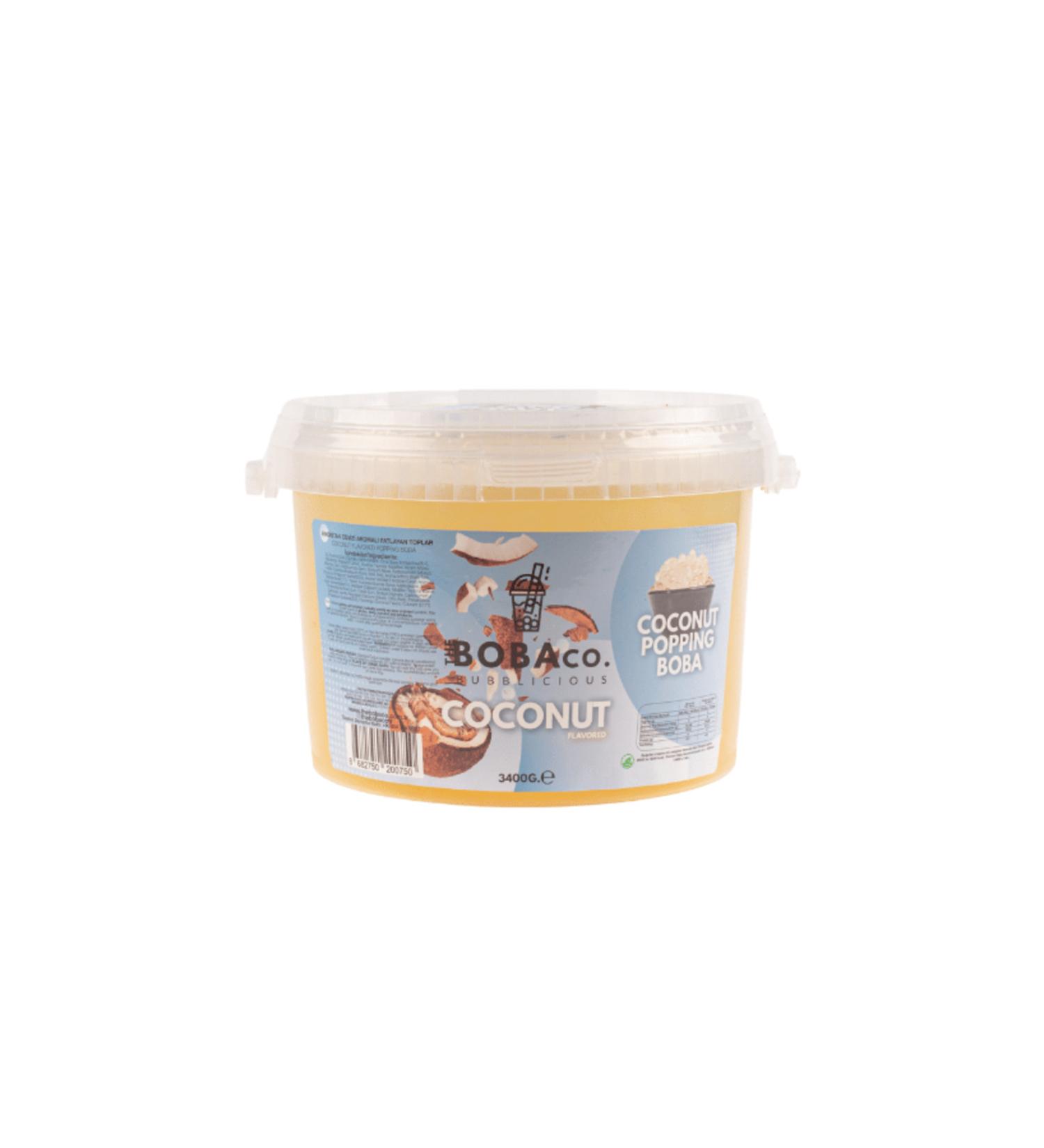 TheBobaCo. Bubblicious Bubble Tea Boba - Coconut 3 4kg - Buy Online on GoSupps.com