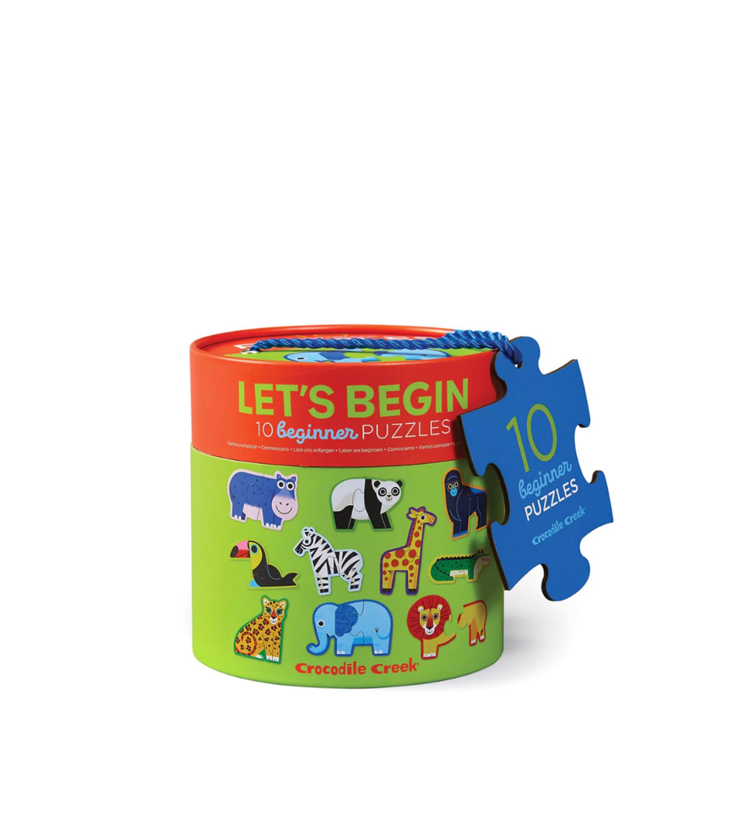 Crocodile Creek Forest 10 Piece Progressive Puzzle