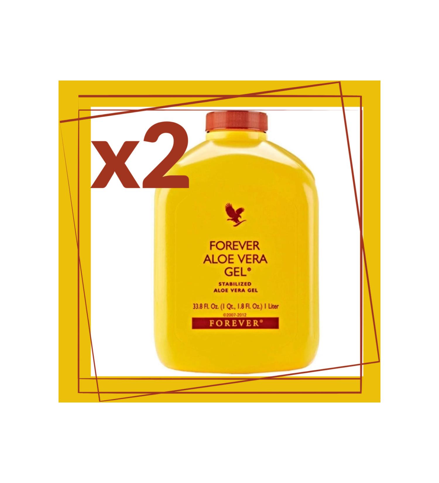 Forever Living Forever Aloe Vera Gel Nutritional Supplement 1 Liter 2 Pieces - Buy Online on GoSupps.com