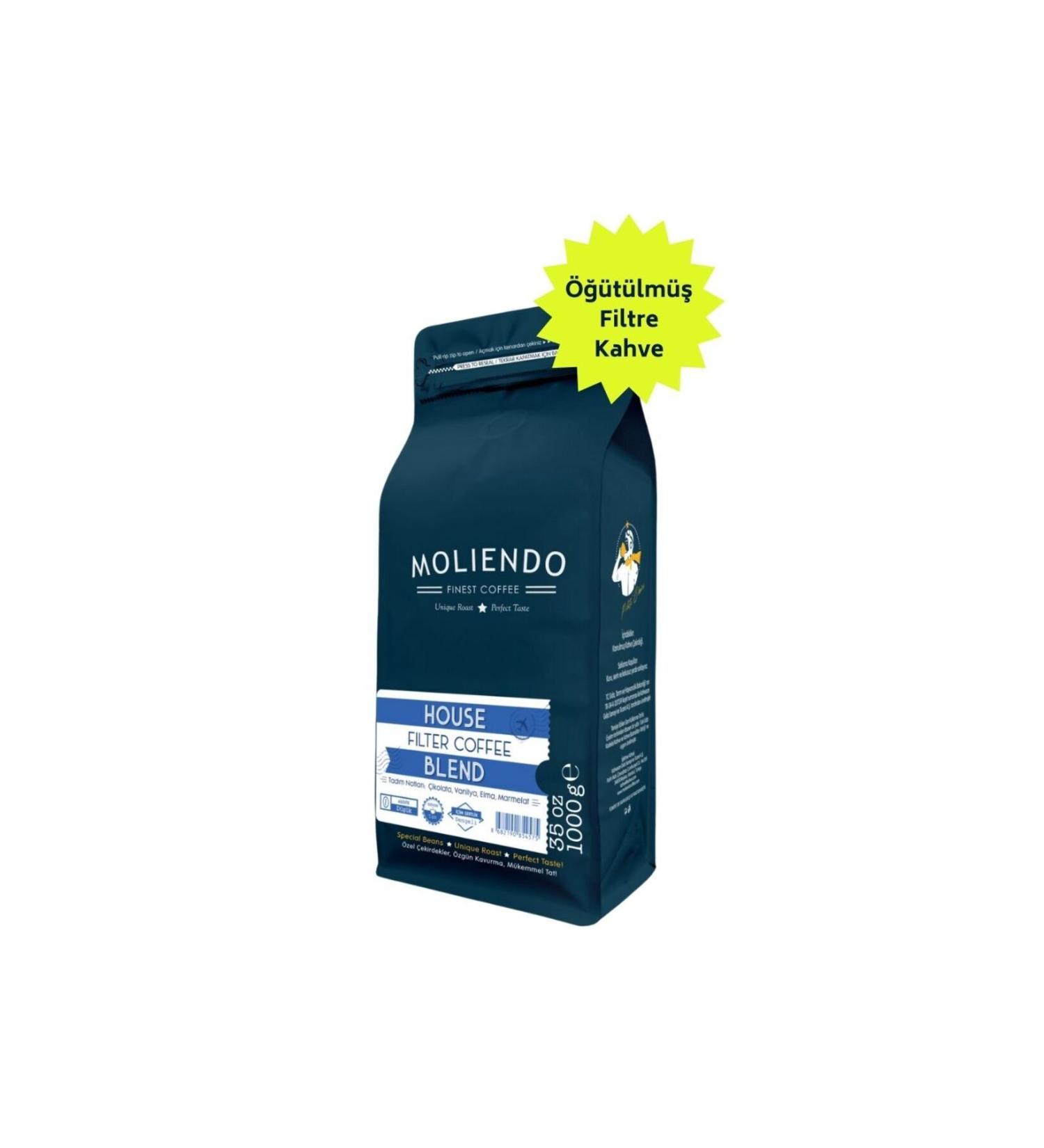 Moliendo House Blend Filter Coffee (GROUND FILTER COFFEE) 1000 G - Buy Online on GoSupps.com