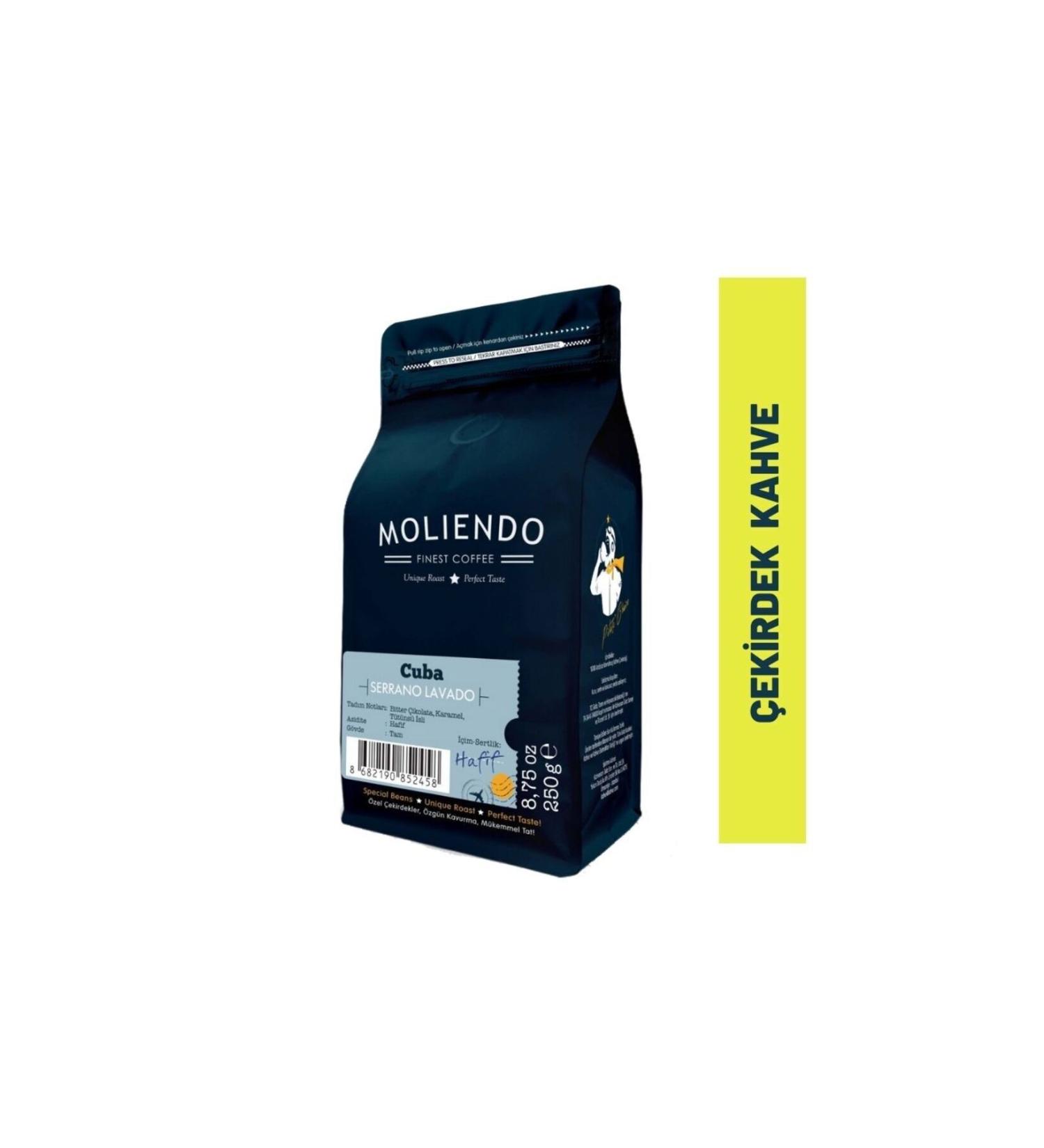 Moliendo Cuba Serrano Lavado Local Coffee (Bean Coffee) 250 G - Buy Online on GoSupps.com