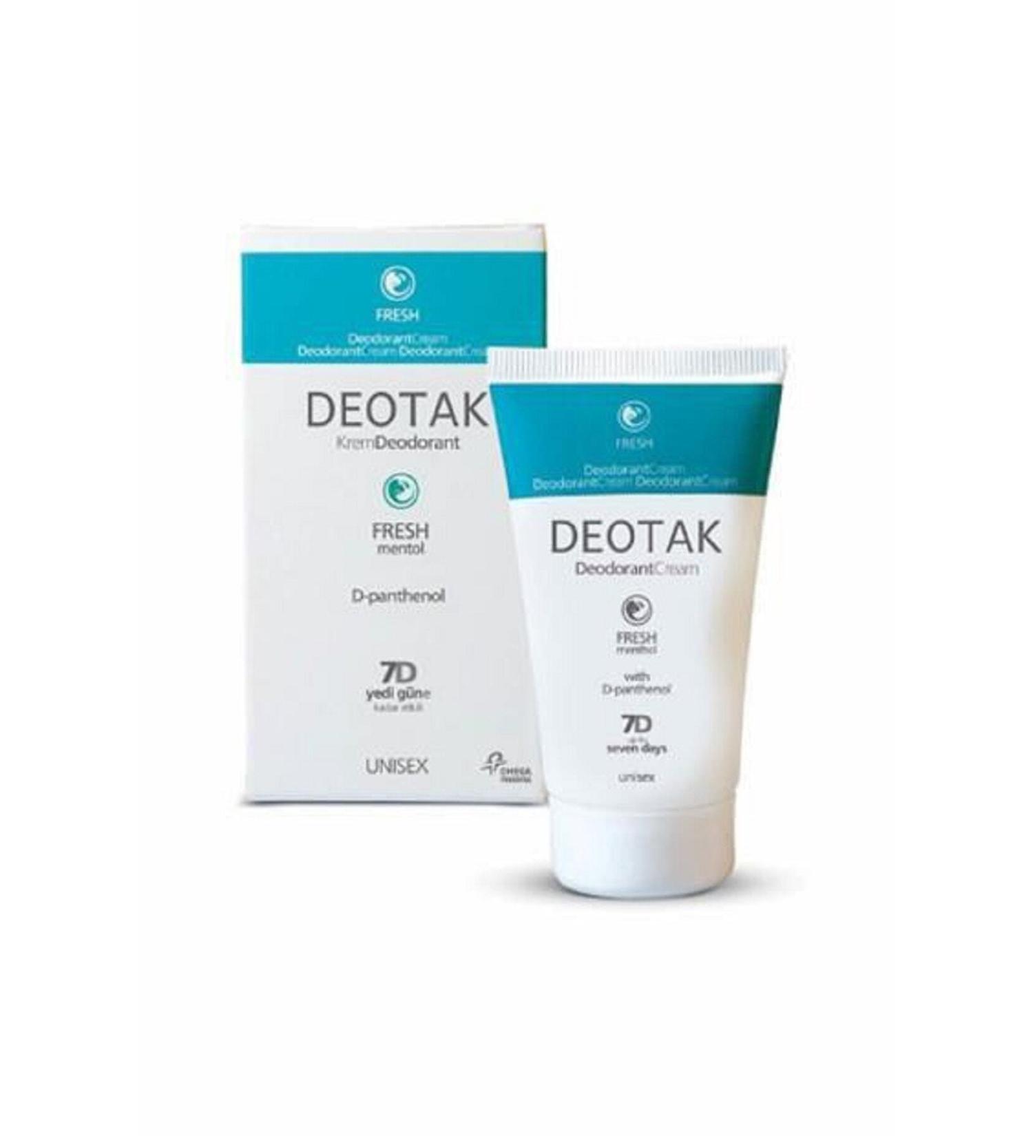 Deotak Cream Deodorant Fresh