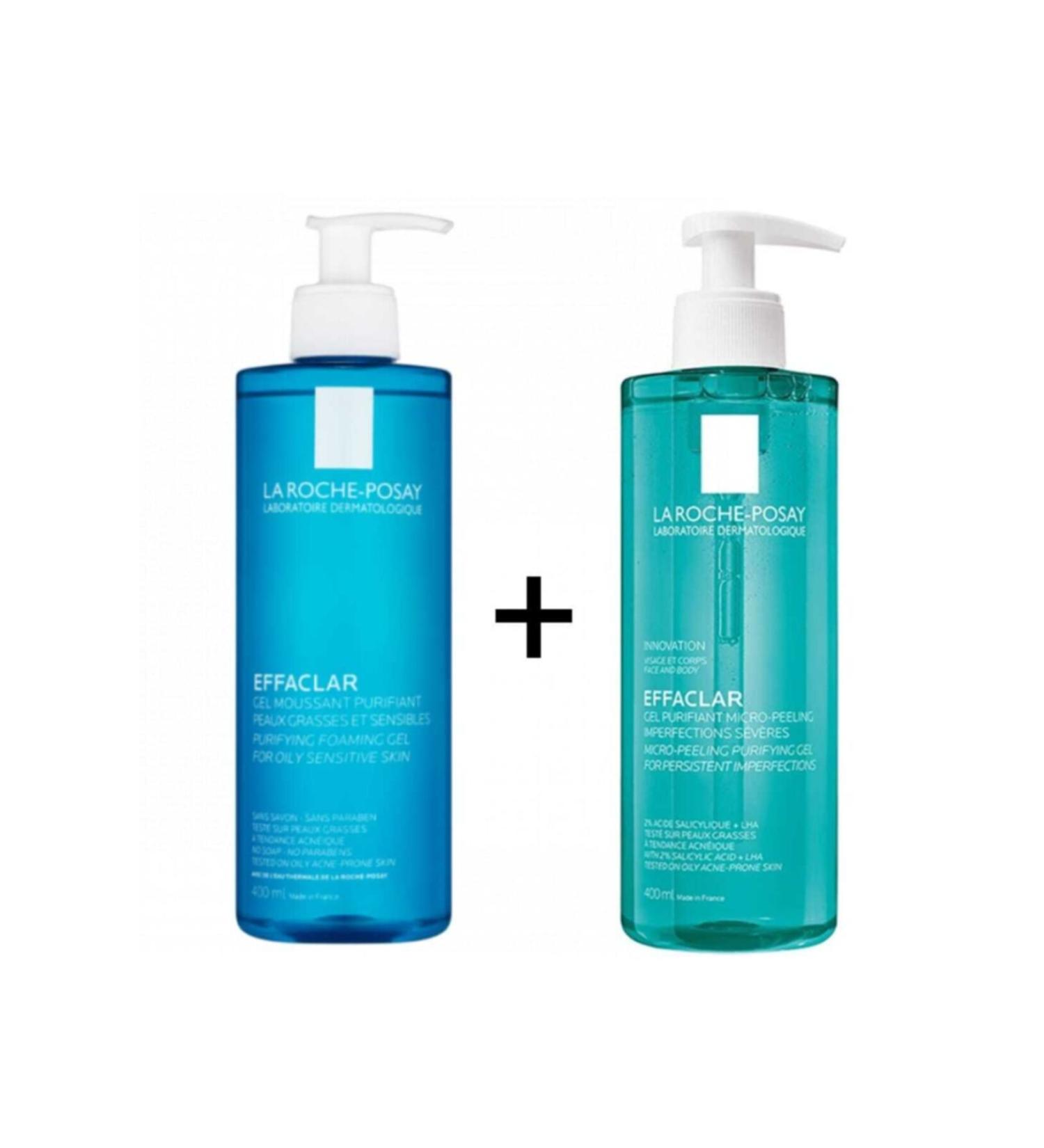 La Roche Posay Effaclar Cleansing Gel Oily 400 ml / Effaclar Micro-peeling Purifying Gel 400 ml