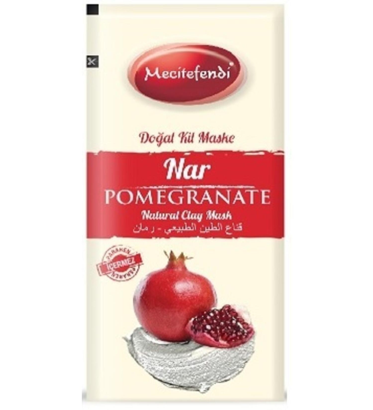 Mecit Efendi Disposable Clay Mask Pomegranate Extract - 20 Grams