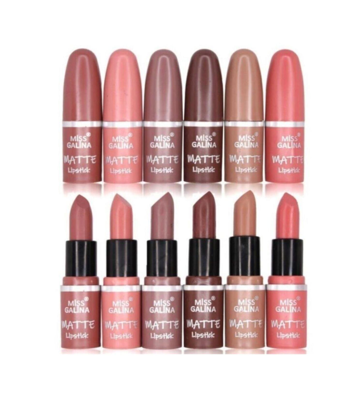 LIZAGOLD Miss Galina Matte Lipstick Set of 6