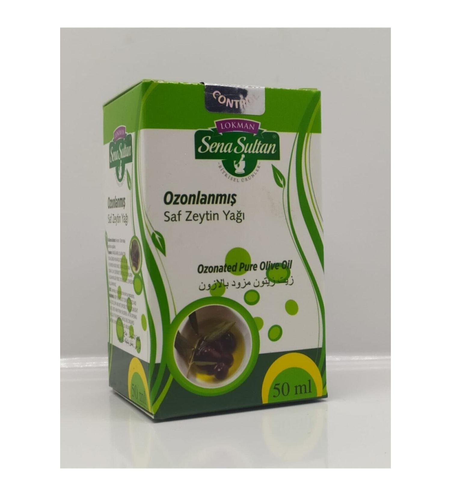 Lokman Sena Sultan Pure Ozonated Pure Olive Oil 50cc