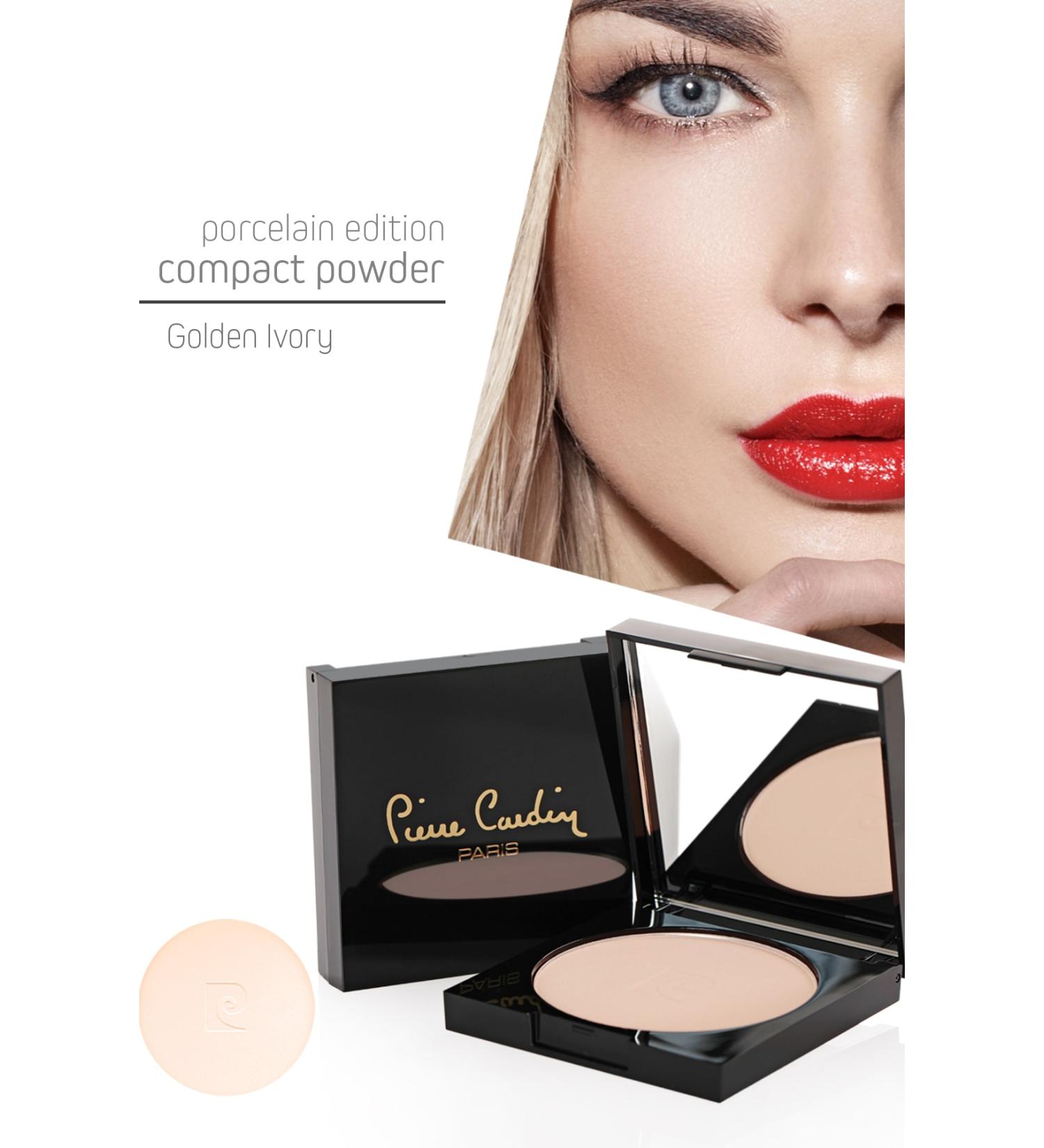 Pierre Cardin Powder - Porcelain Edition Compact Powder Golden Ivory 8680570466936 - Buy Online on GoSupps.com